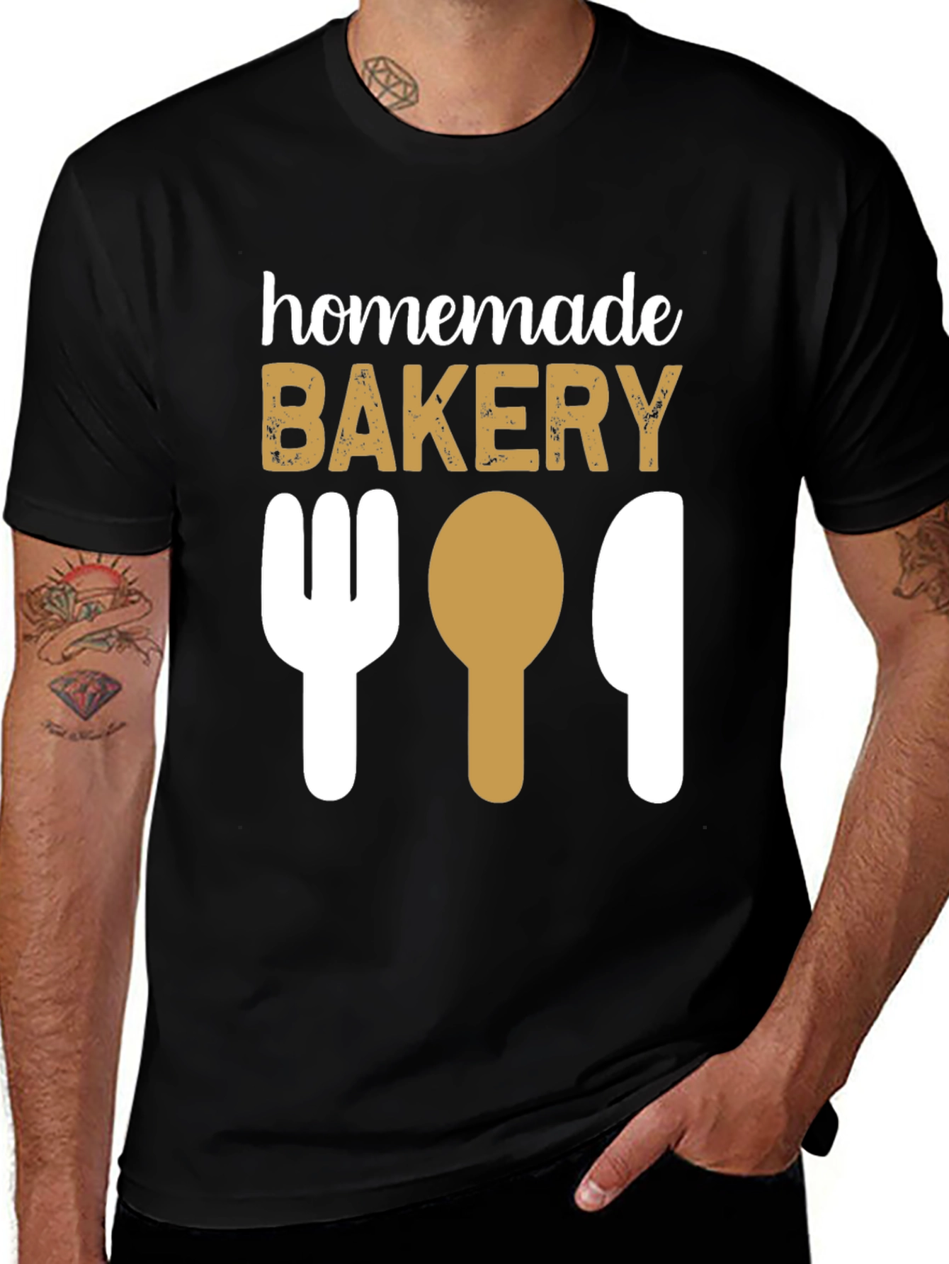 Homemade Bakery Graphic Tee - Food Lovers T-Shirt