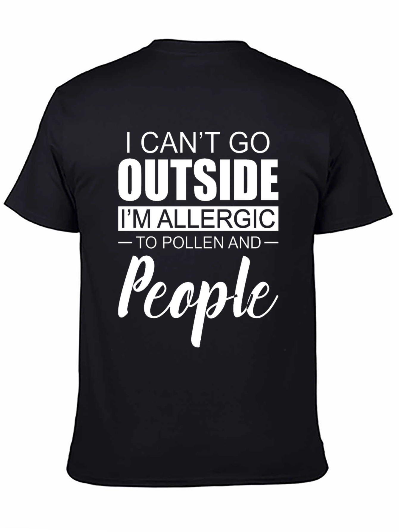 Allergic to People Graphic T-Shirt