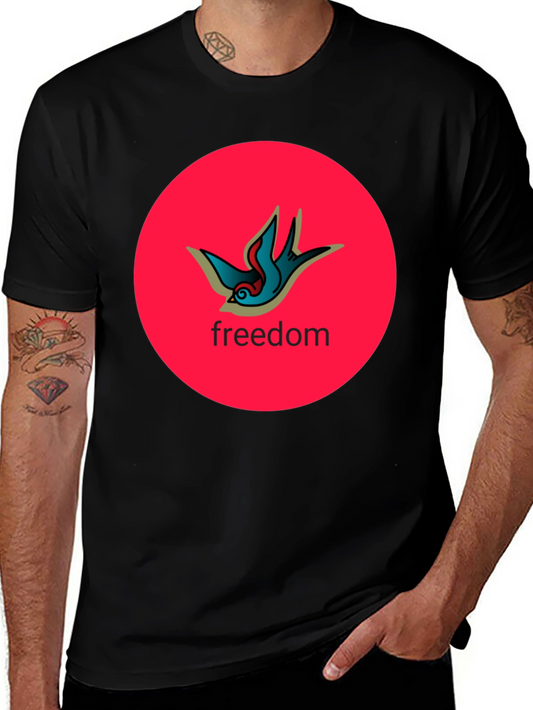 Freedom Bird Graphic Tee - Black