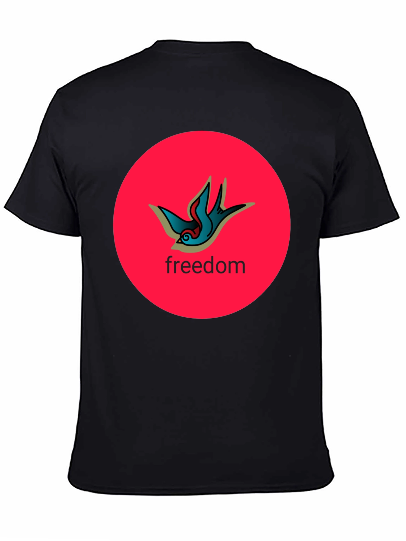 Freedom Bird Graphic Tee - Black