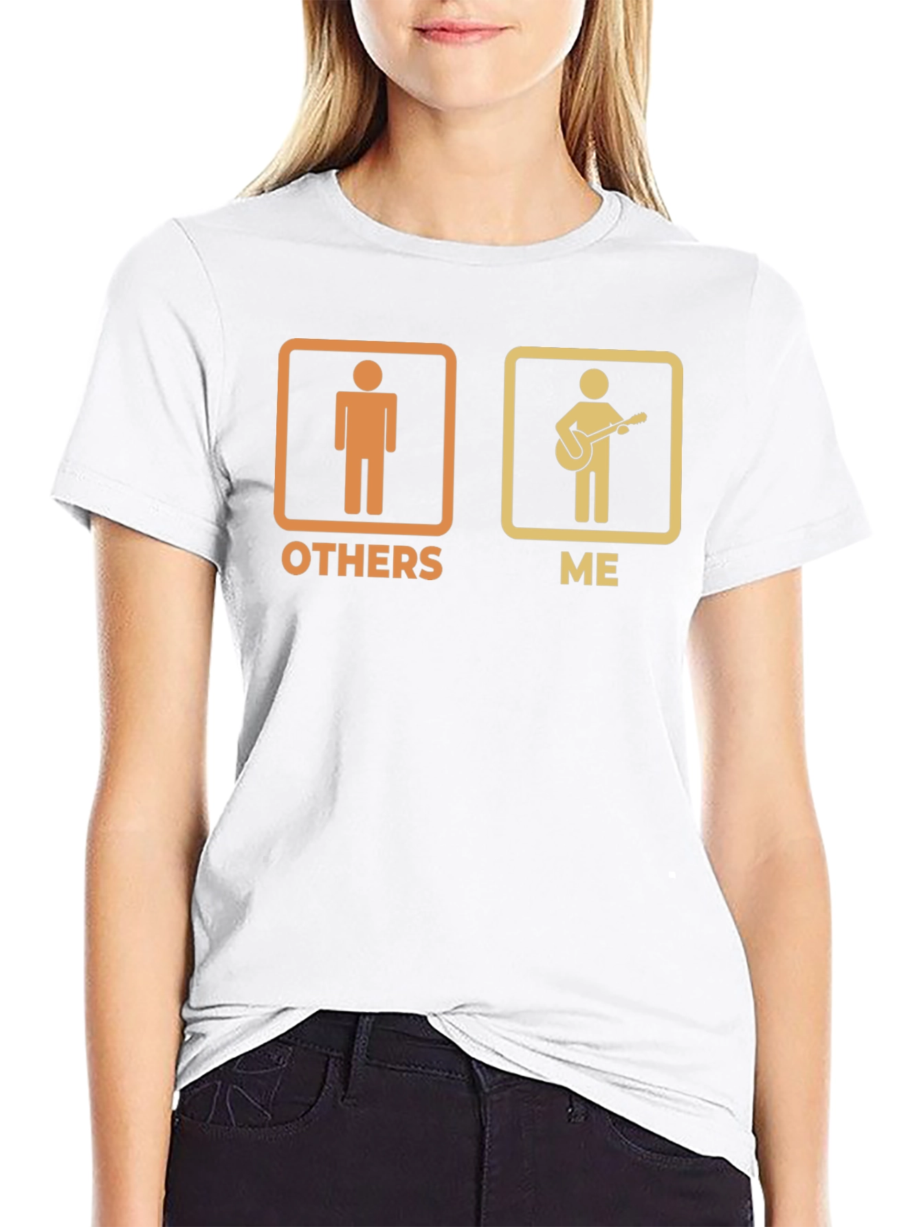 Guitarist Humor Graphic Tee - Others vs. Me