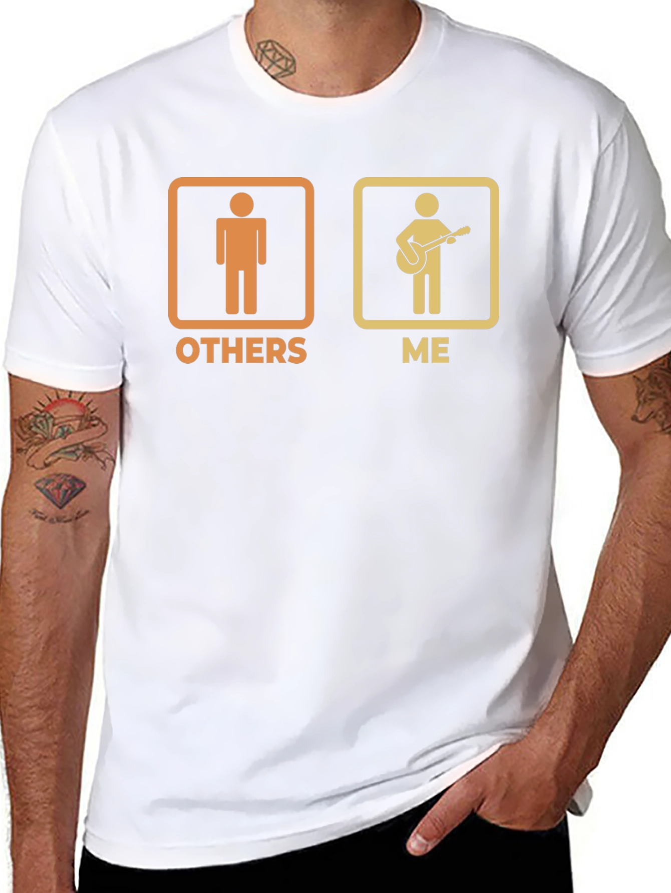 Guitarist Humor Graphic Tee - Others vs. Me