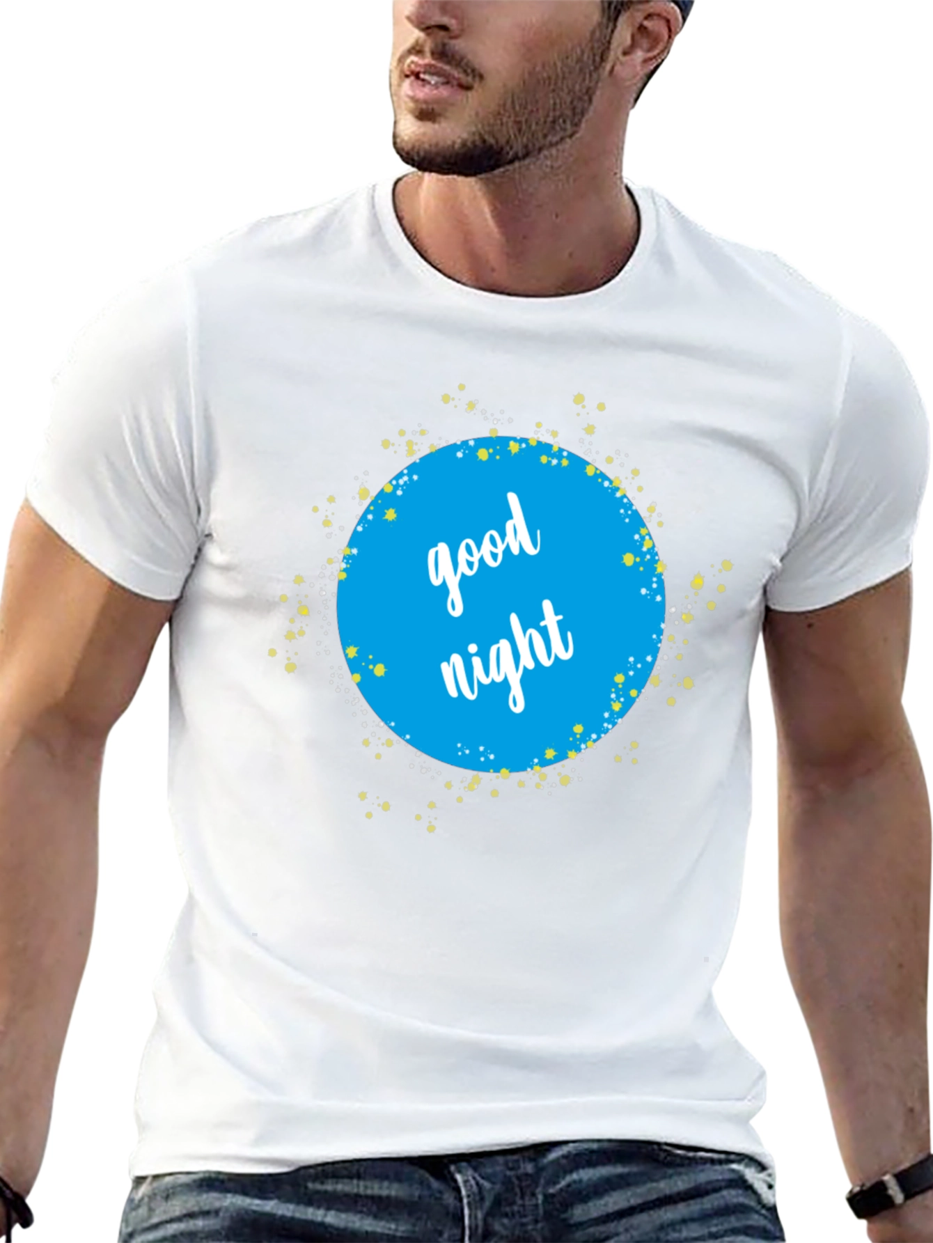 Good Night Graphic Tee - Soft Cotton Blend