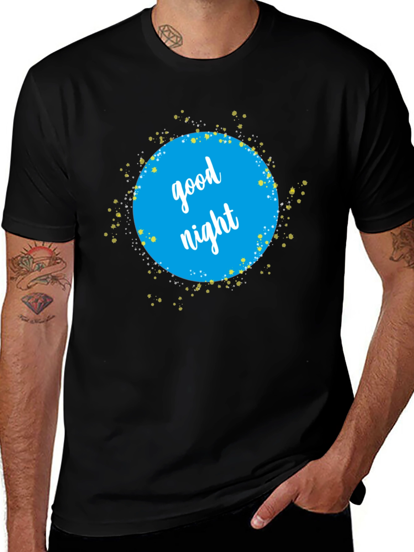 Good Night Graphic Tee - Soft Cotton Blend