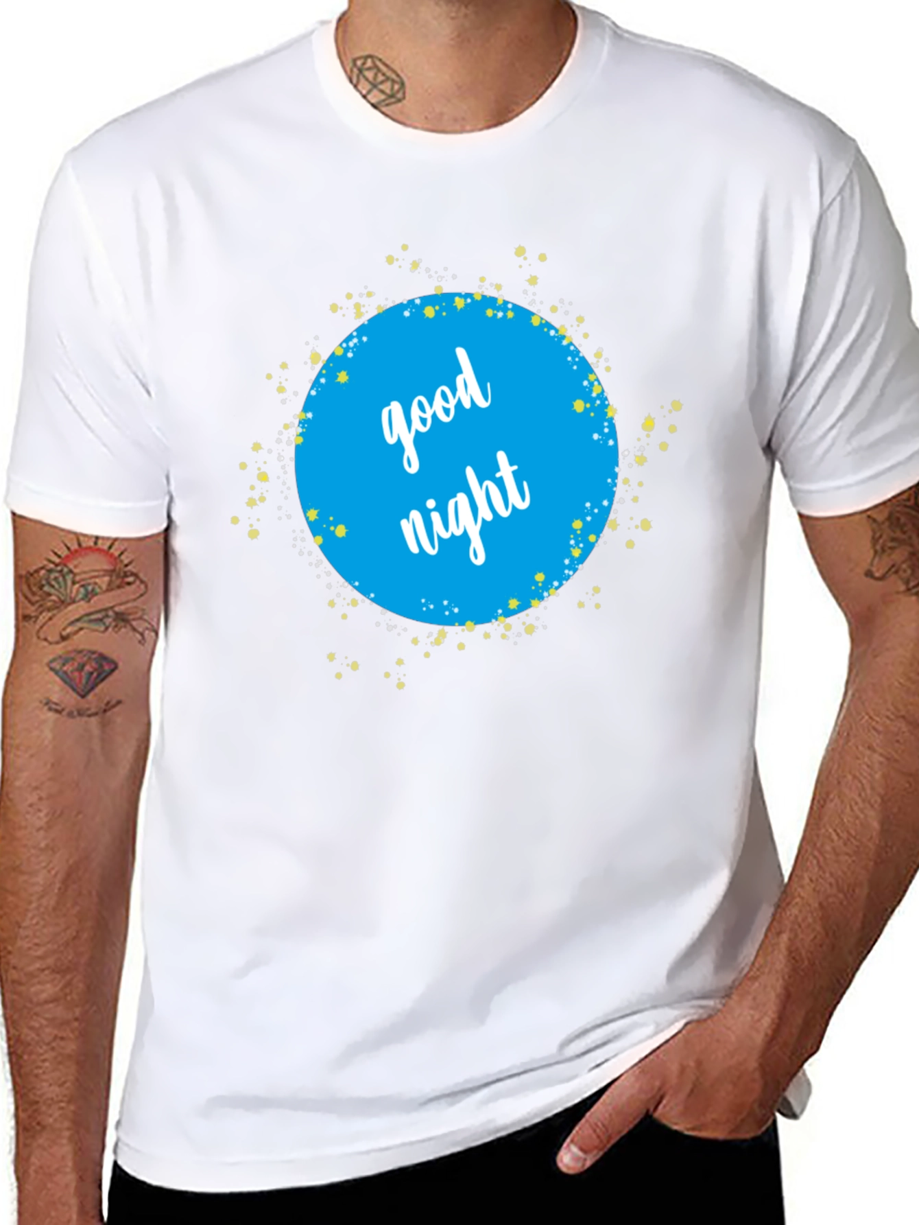 Good Night Graphic Tee - Soft Cotton Blend