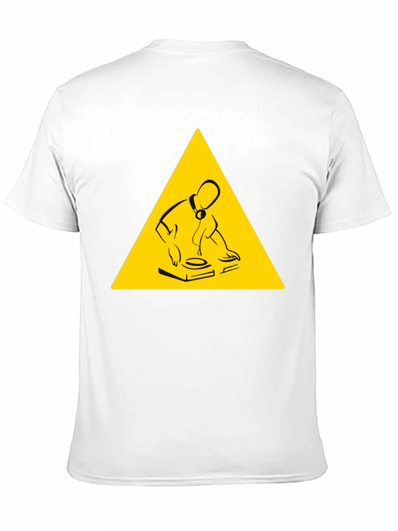 DJ Turntable Graphic Tee - Black