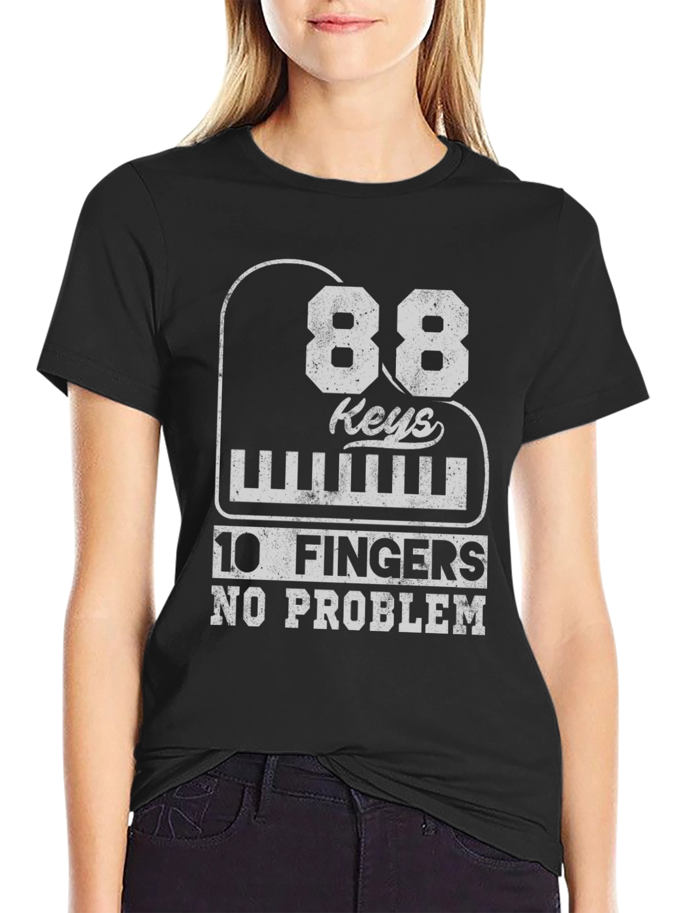 88 Keys 10 Fingers No Problem T-Shirt