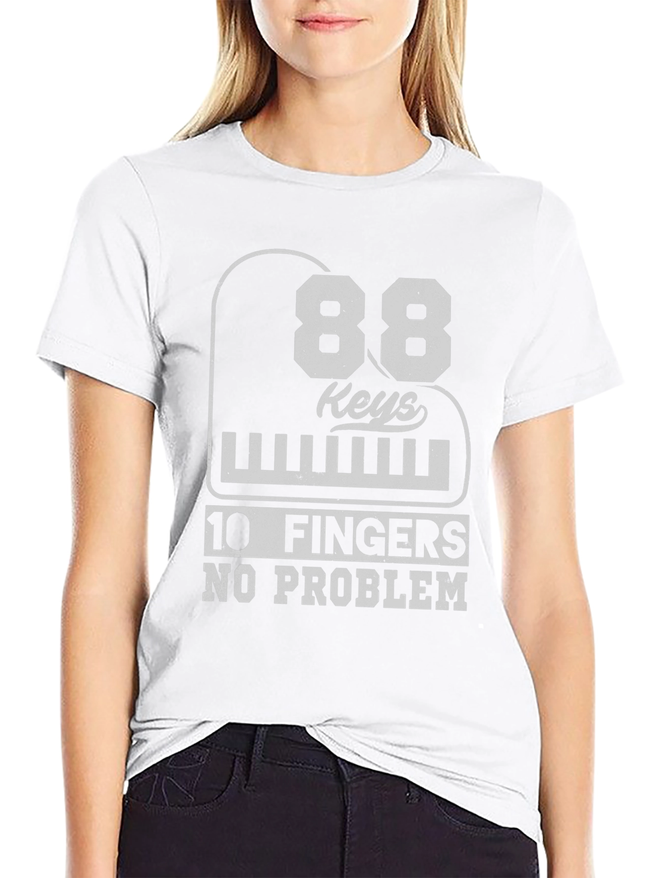 88 Keys 10 Fingers No Problem T-Shirt
