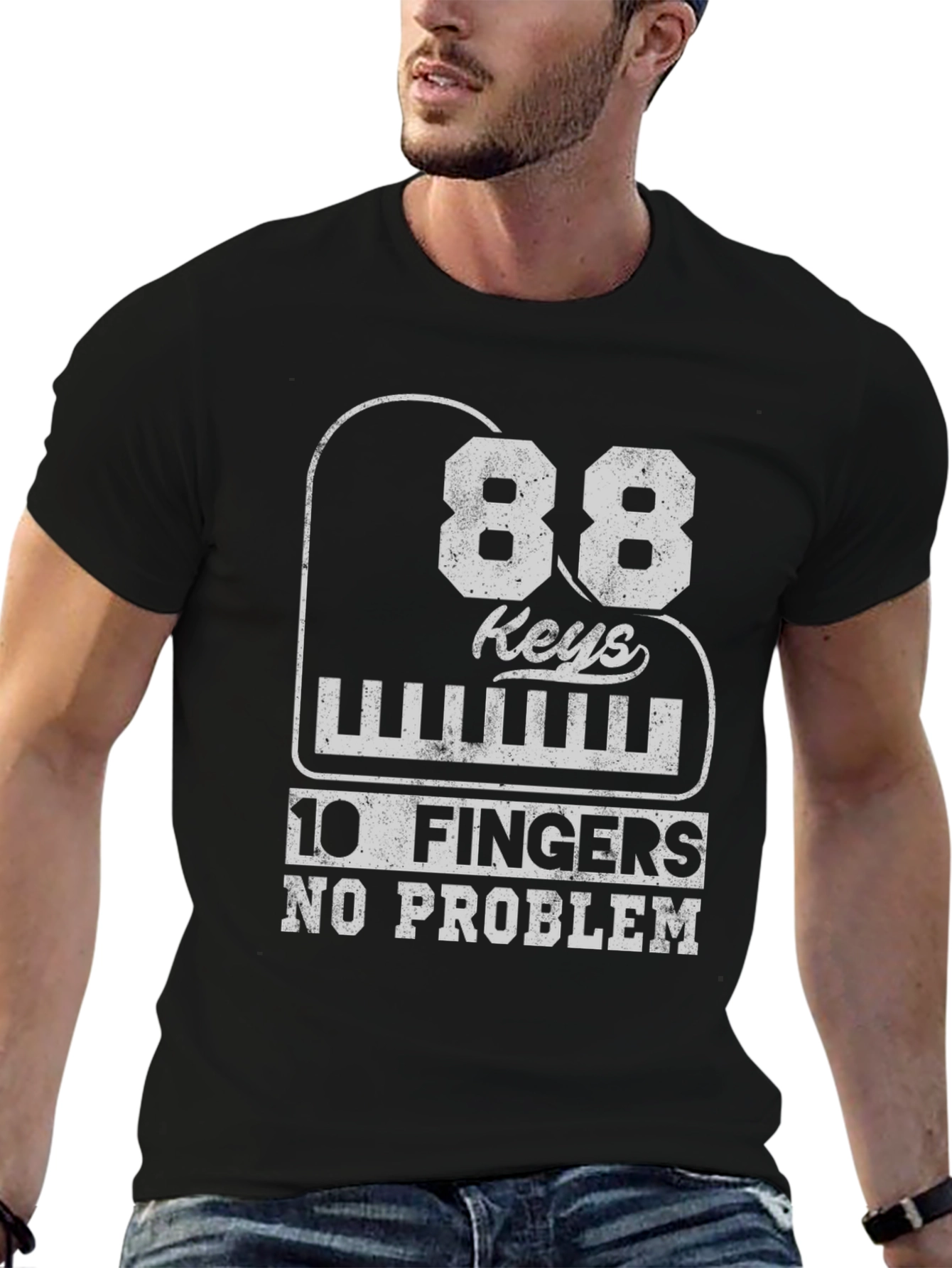 88 Keys 10 Fingers No Problem T-Shirt