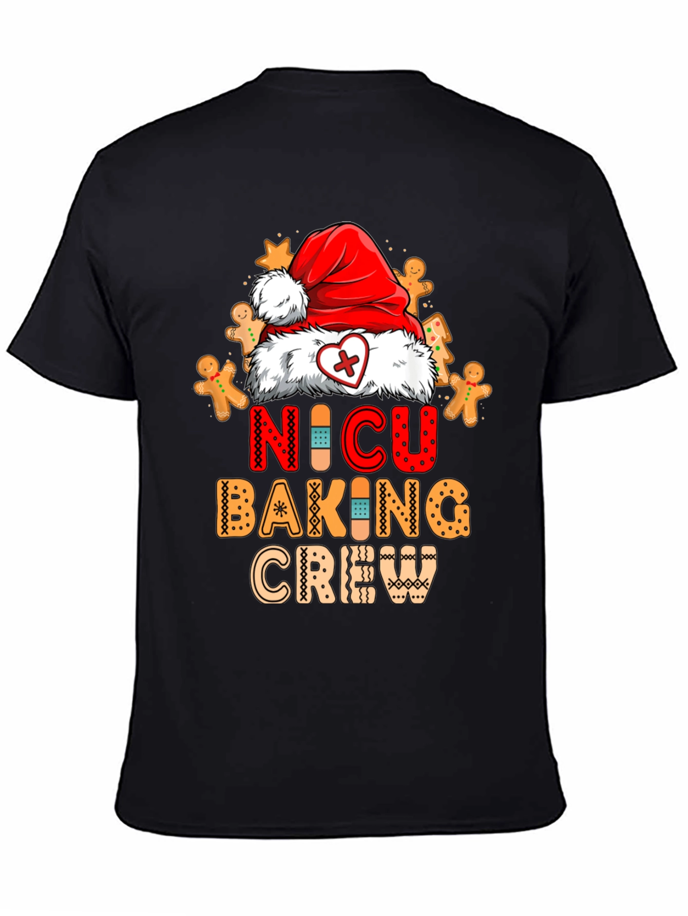 NICU Baking Crew Christmas Graphic T-Shirt