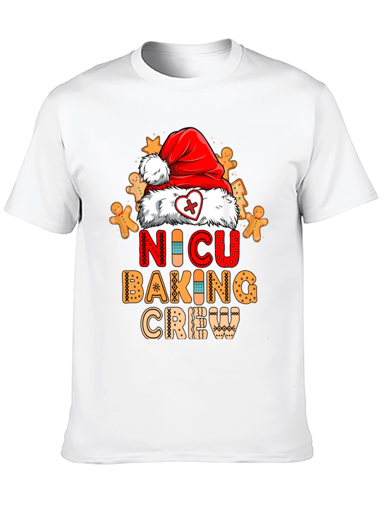 NICU Baking Crew Christmas Graphic T-Shirt