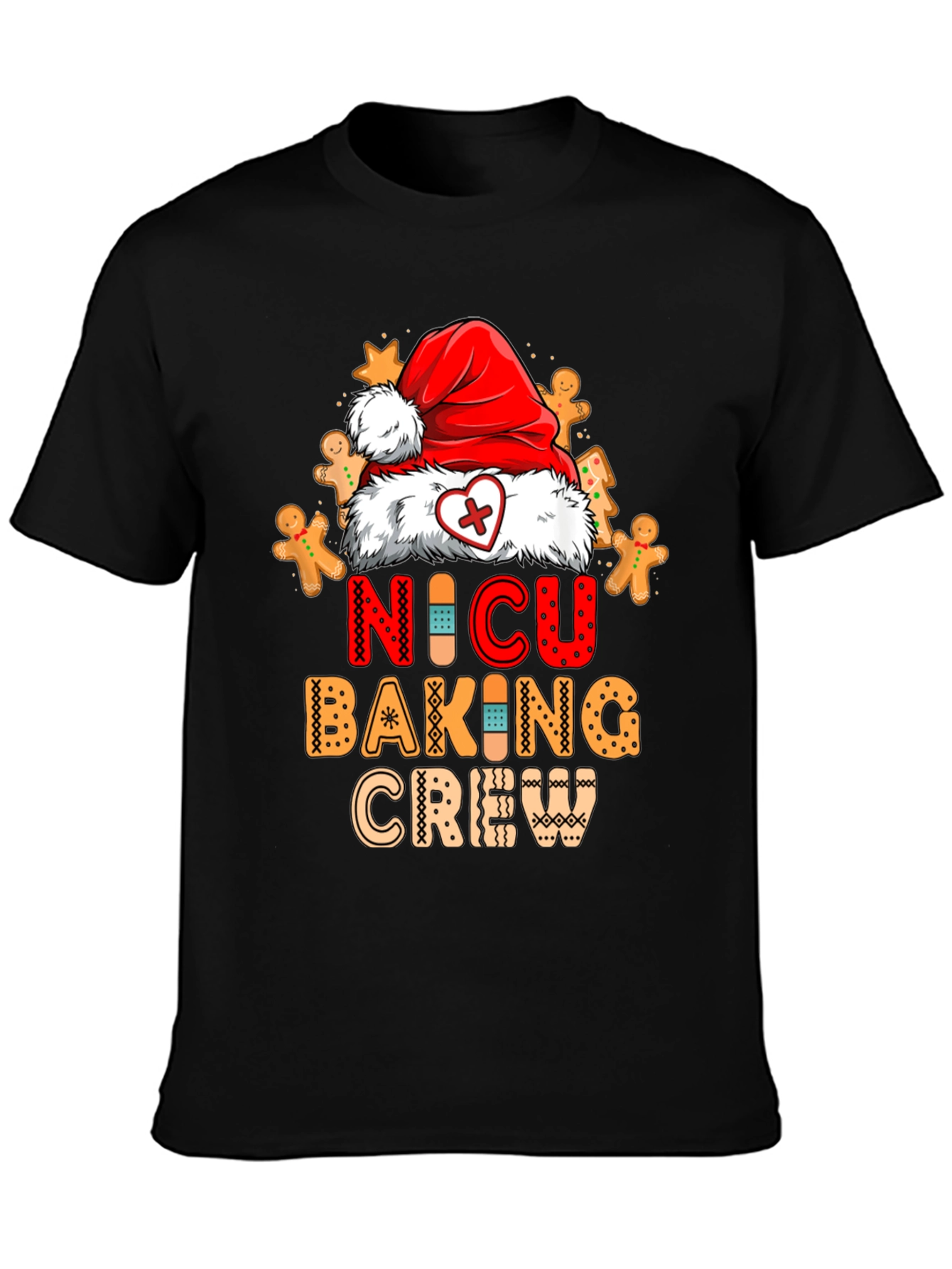NICU Baking Crew Christmas Graphic T-Shirt