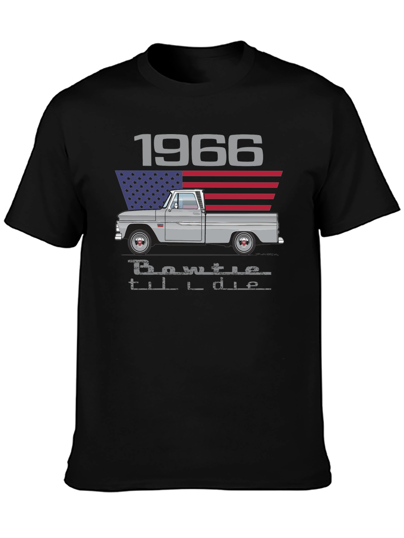 1966 Bowtie Til I Die Truck T-Shirt