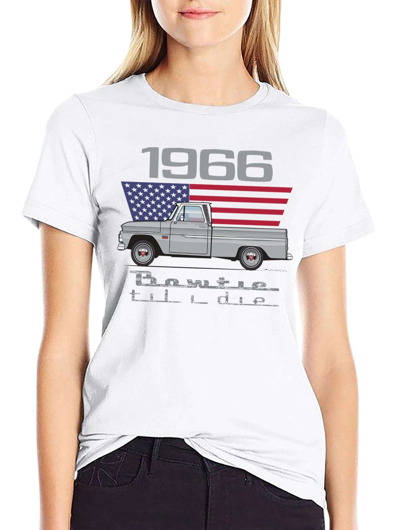 1966 Bowtie Til I Die Truck T-Shirt