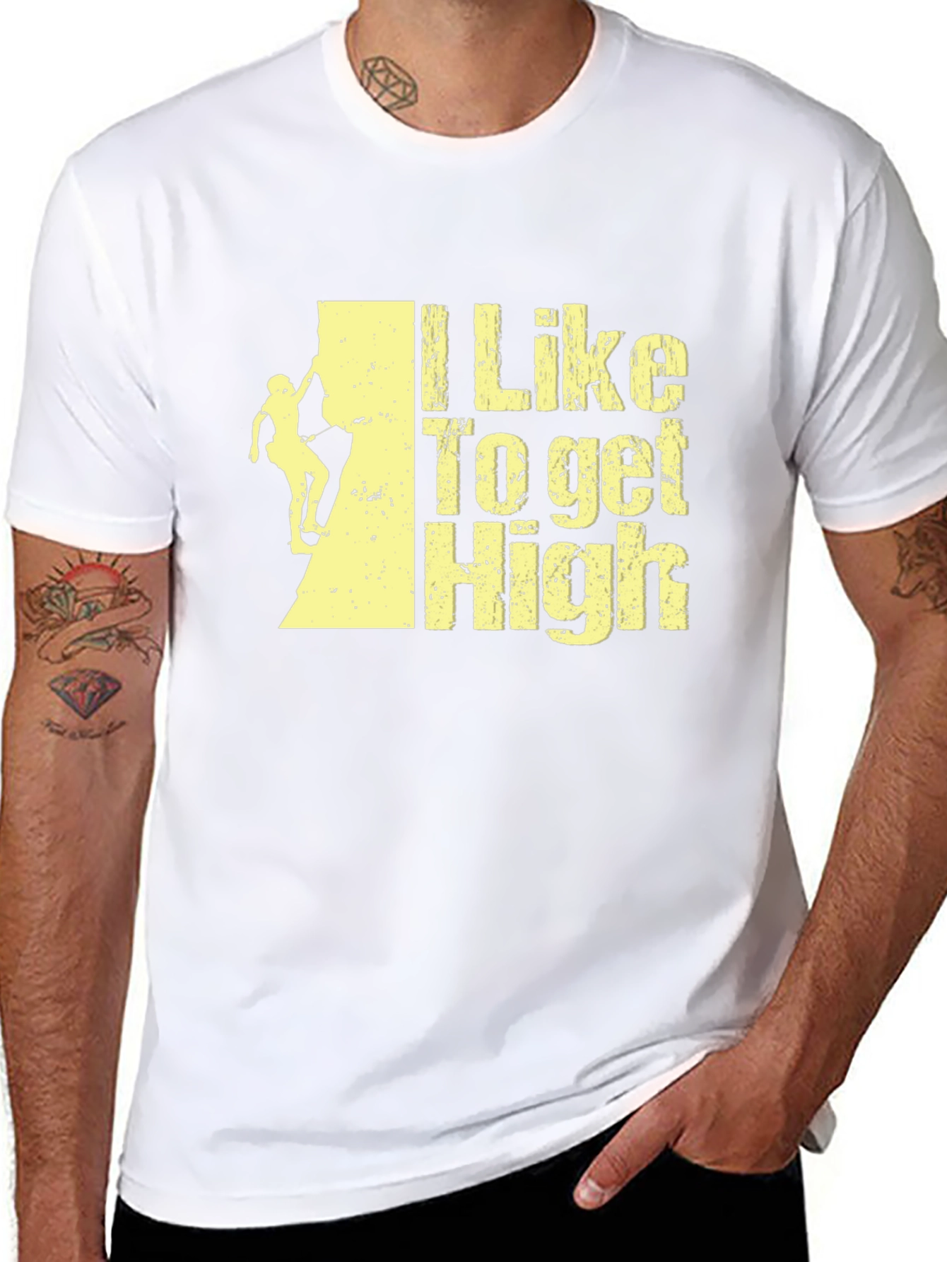 I Like To Get High Climbing T-Shirt