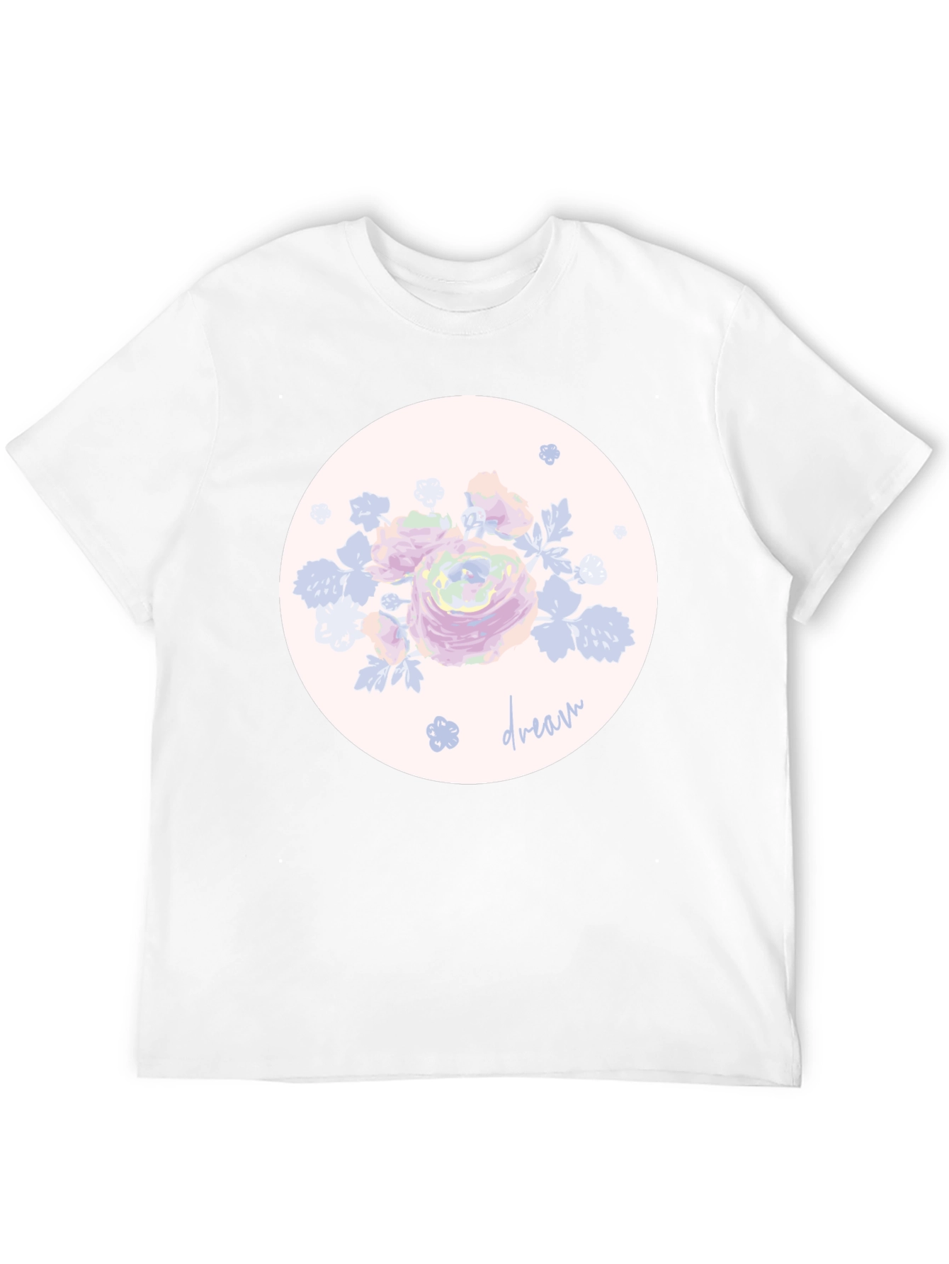 Dream Floral Graphic Tee - Stylish Mens T-Shirt