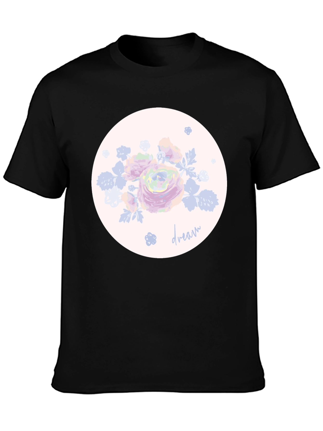 Dream Floral Graphic Tee - Stylish Mens T-Shirt