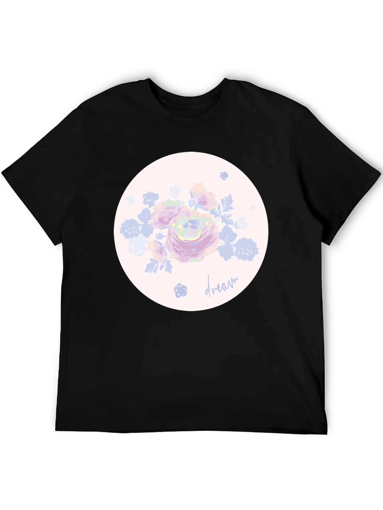 Dream Floral Graphic Tee - Stylish Mens T-Shirt