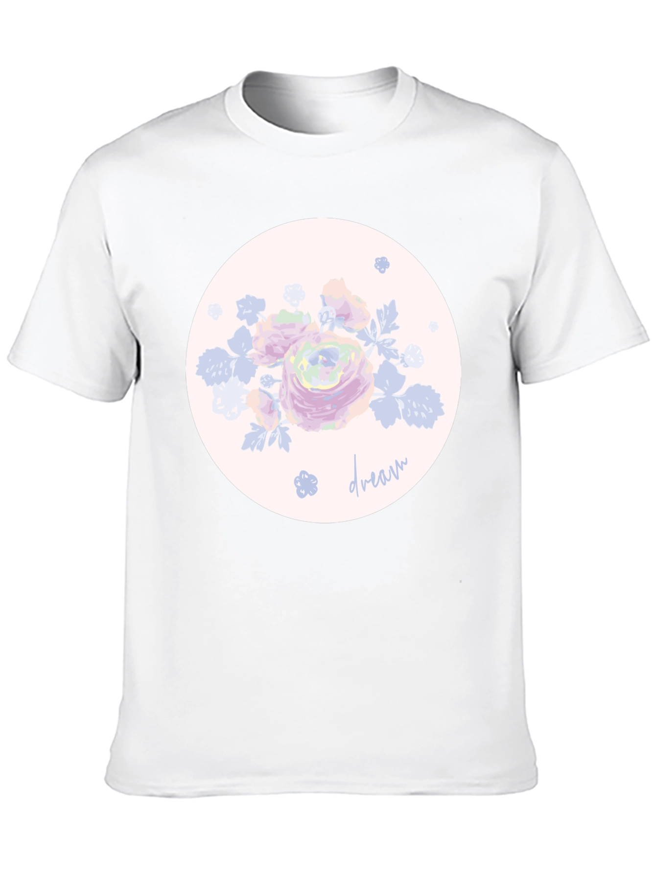Dream Floral Graphic Tee - Stylish Mens T-Shirt