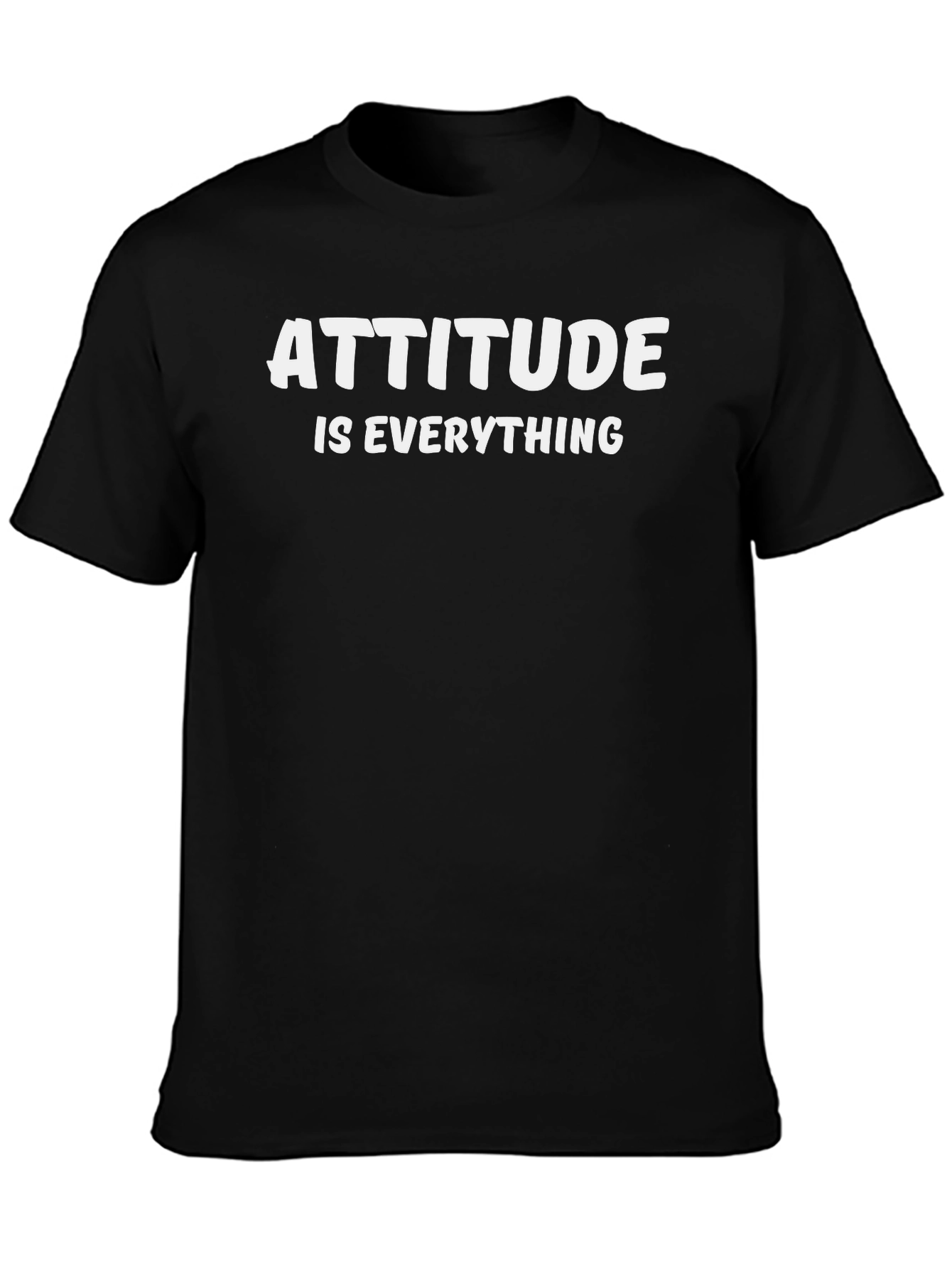 Attitude is Everything Graphic Tee - Black