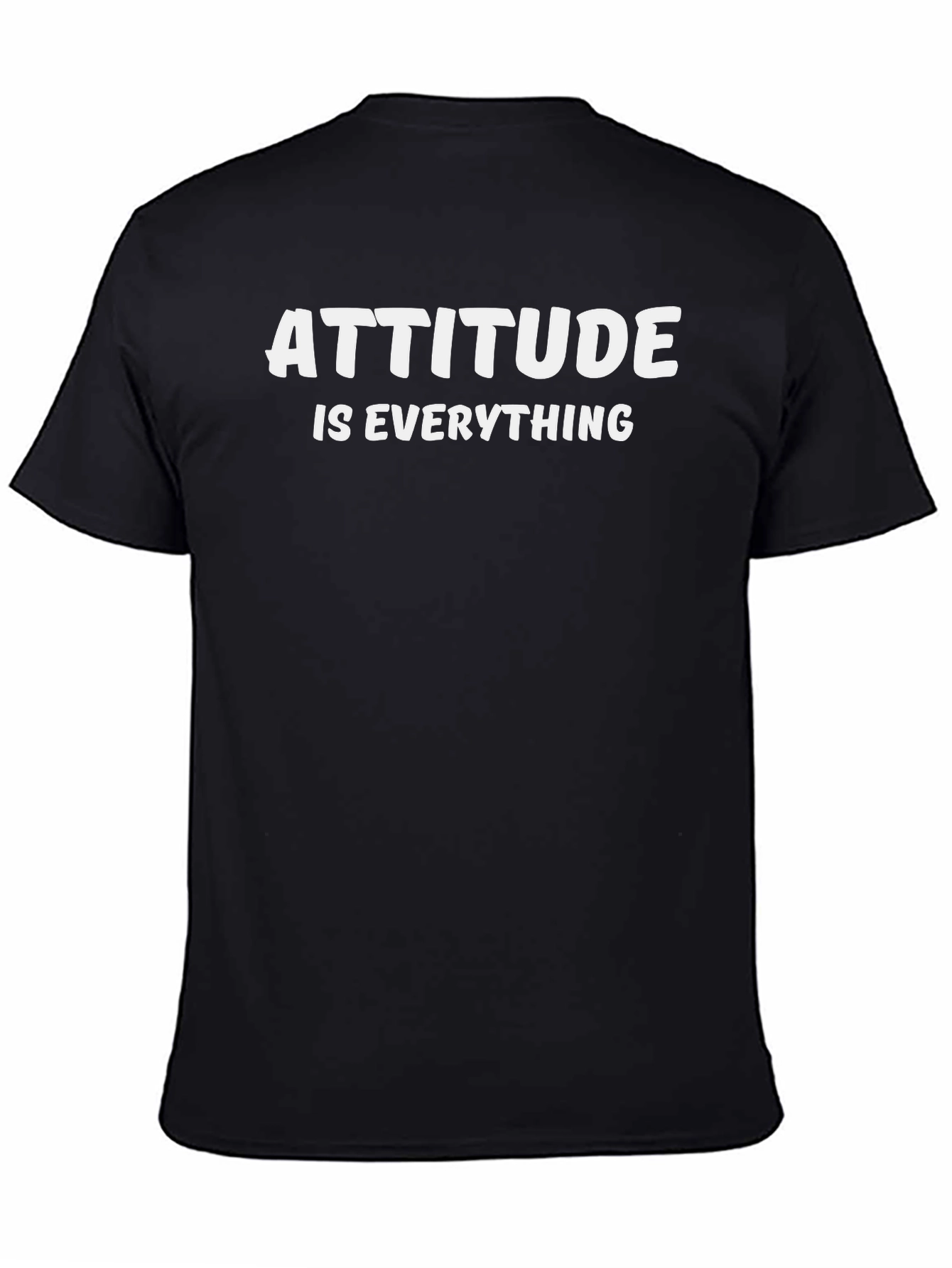 Attitude is Everything Graphic Tee - Black