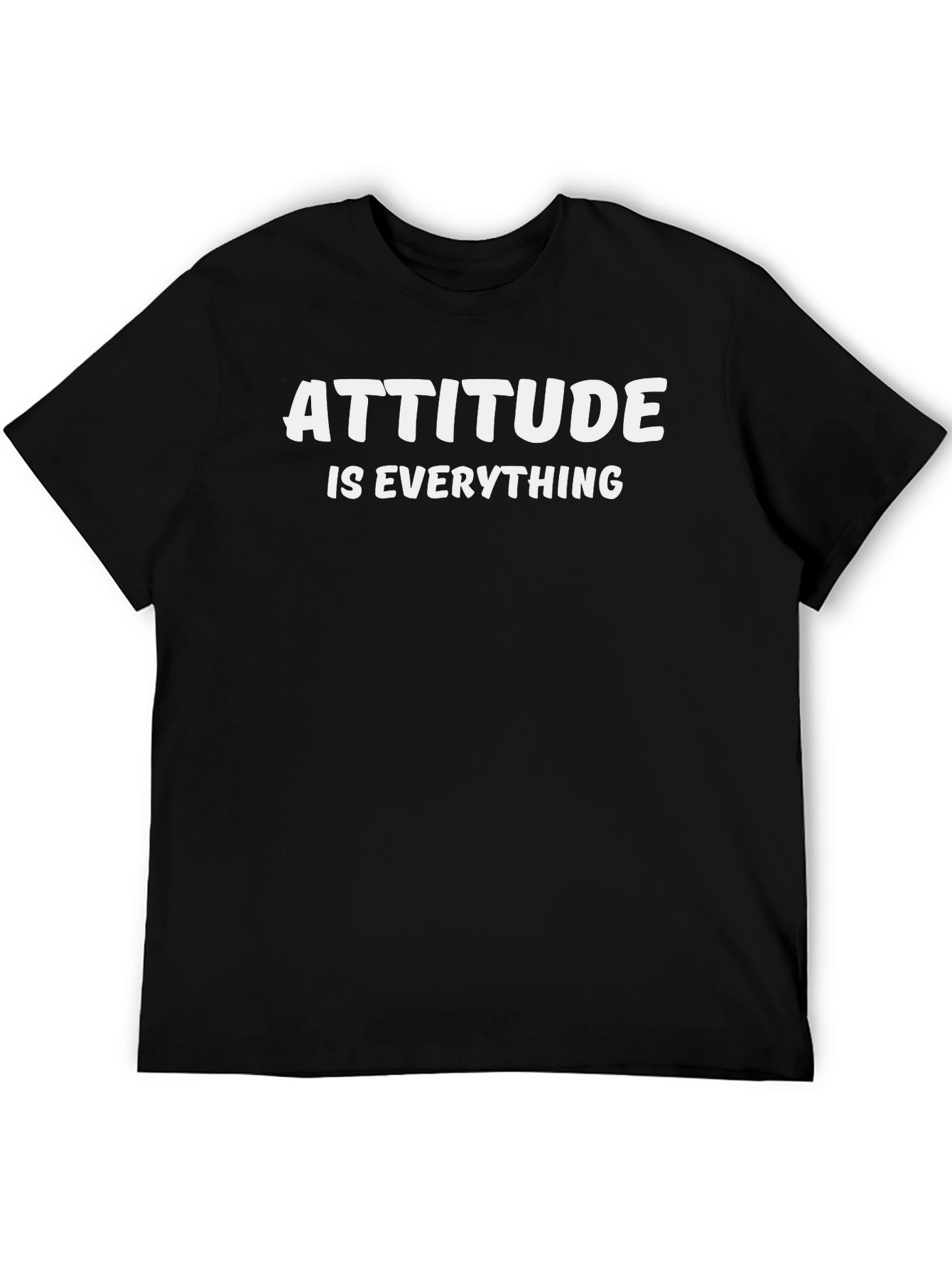 Attitude is Everything Graphic Tee - Black