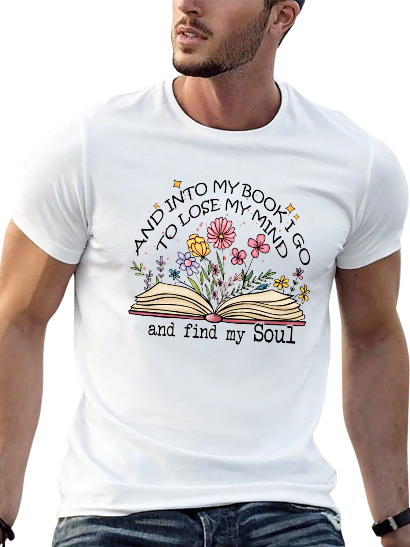 Book Lovers T-Shirt - Find Your Soul
