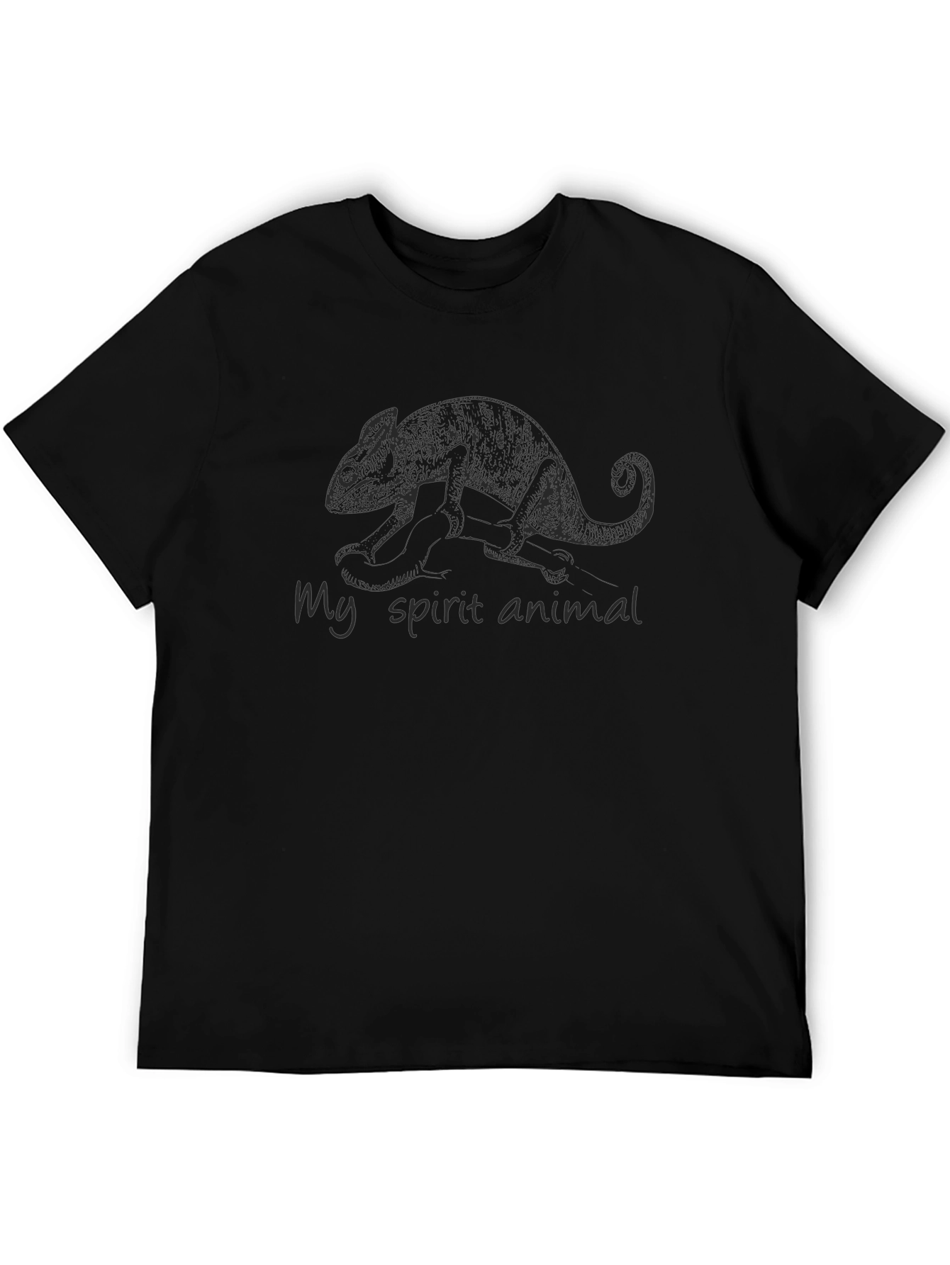 Chameleon Spirit Animal Graphic T-Shirt