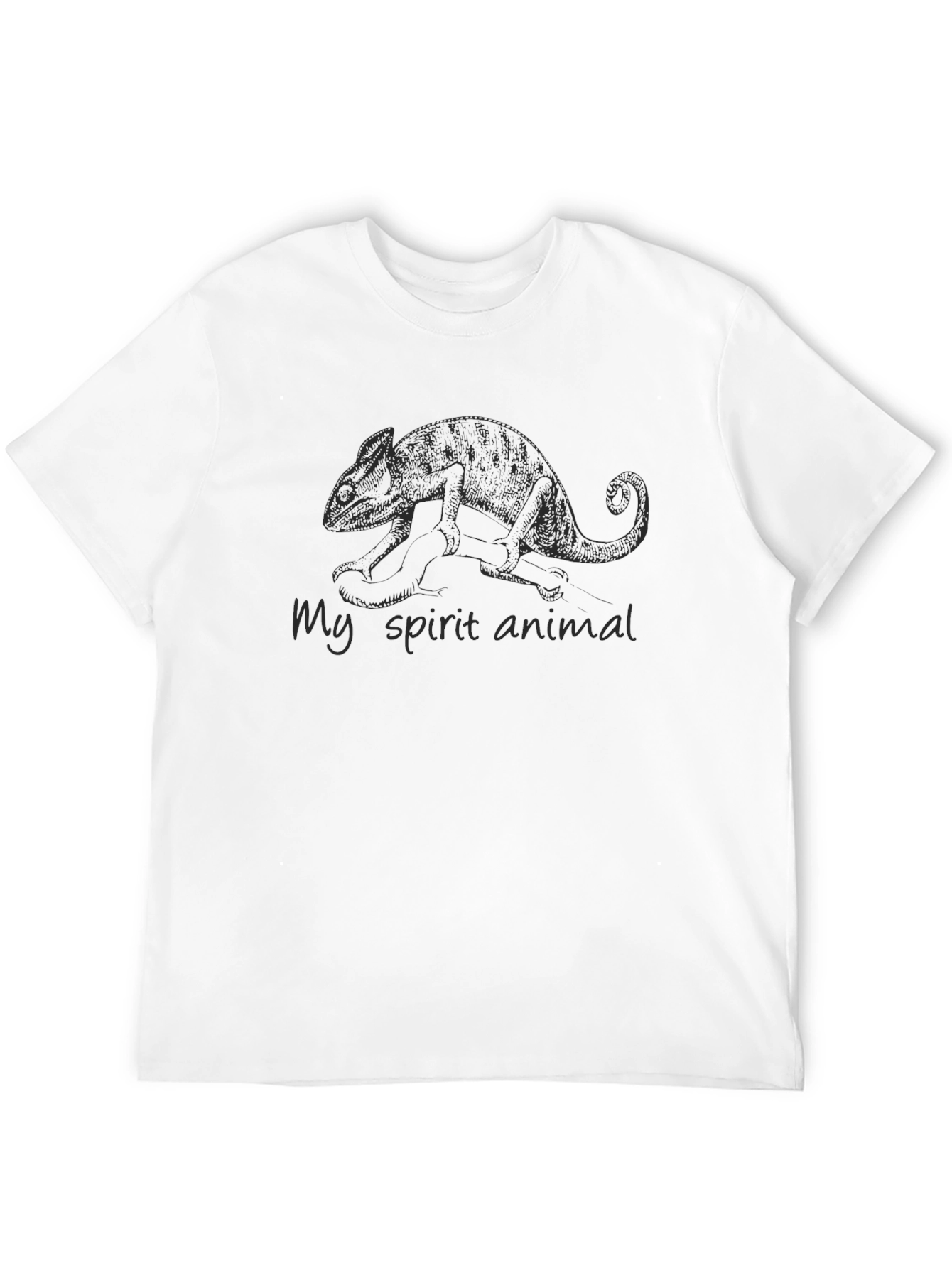 Chameleon Spirit Animal Graphic T-Shirt