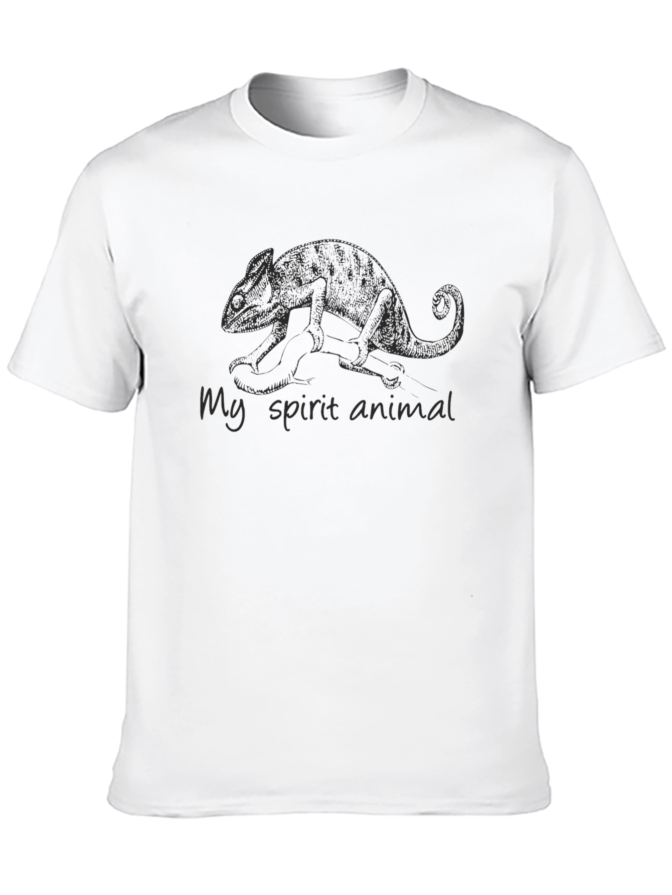 Chameleon Spirit Animal Graphic T-Shirt