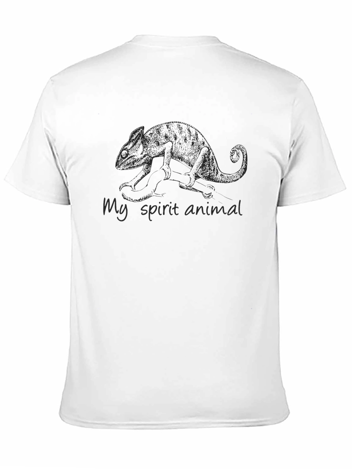 Chameleon Spirit Animal Graphic T-Shirt