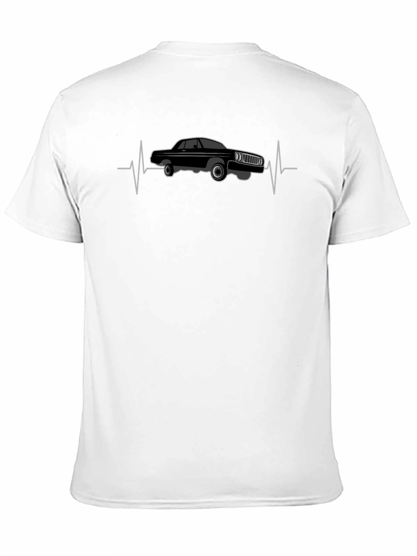 Classic Car Heartbeat T-Shirt - Cool Auto Design
