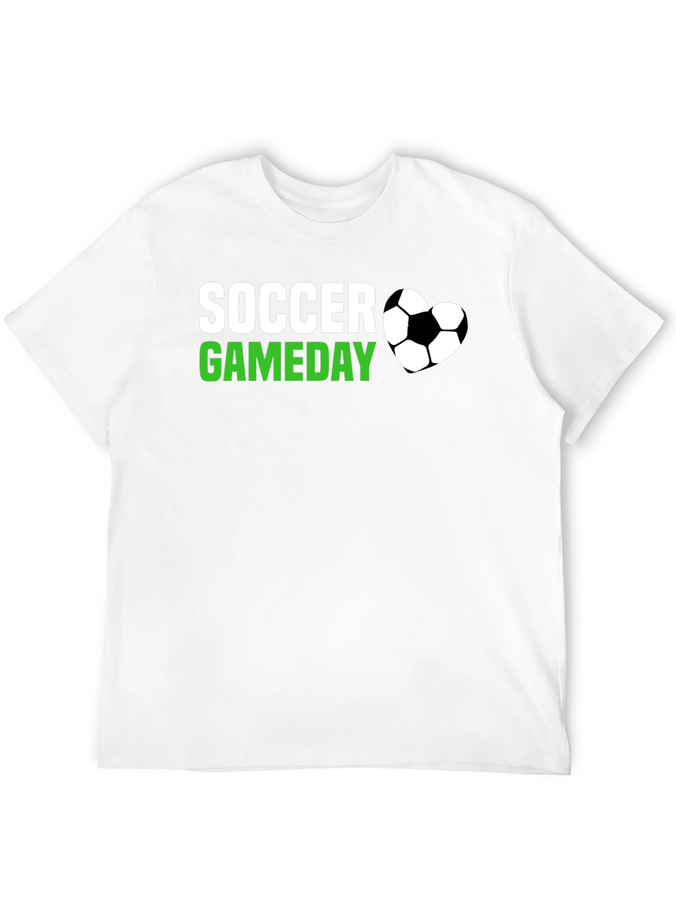 Soccer Gameday T-Shirt - Black Cotton Tee