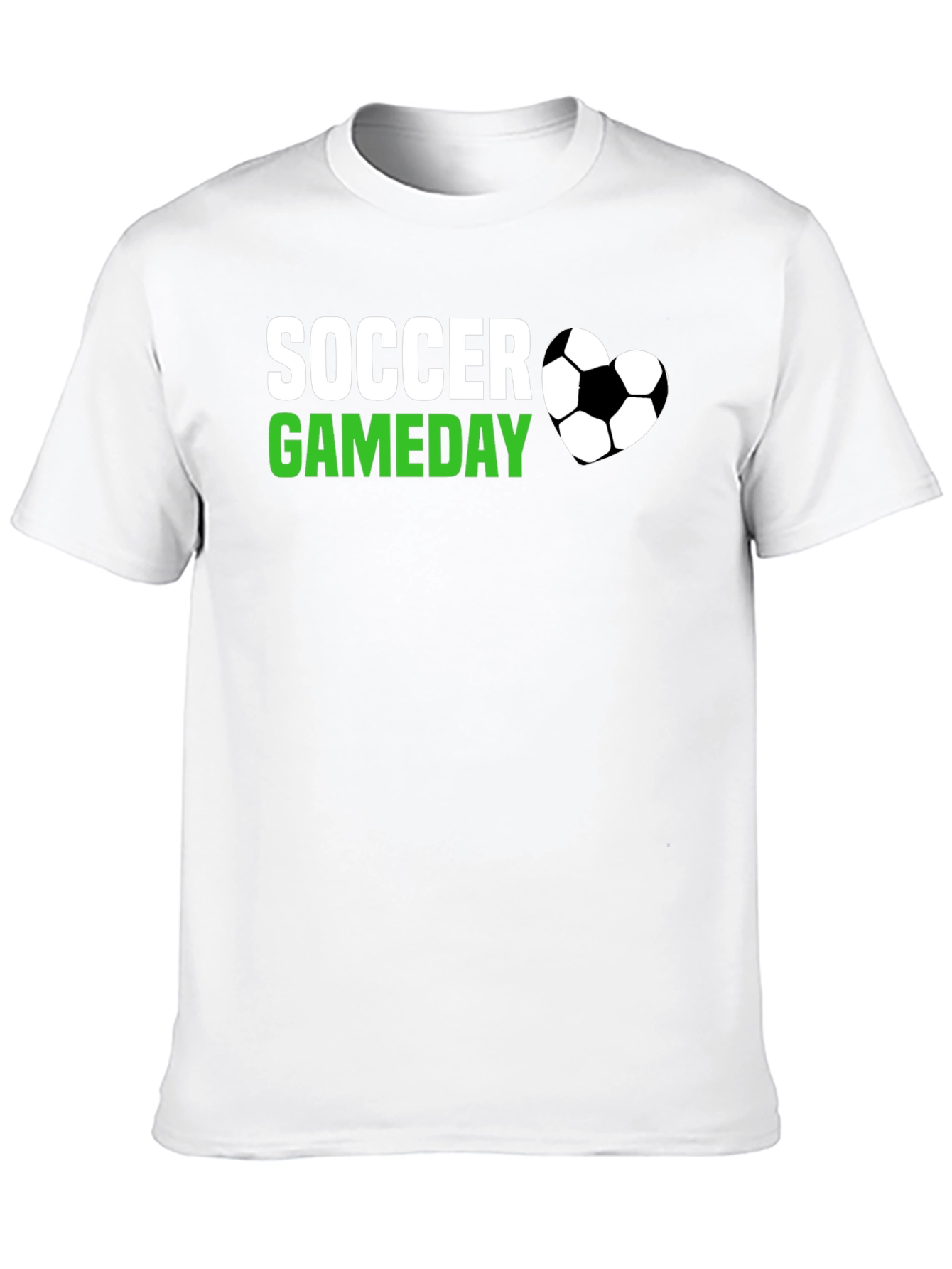 Soccer Gameday T-Shirt - Black Cotton Tee