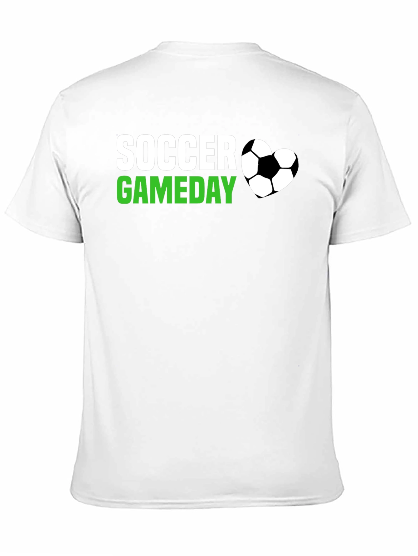 Soccer Gameday T-Shirt - Black Cotton Tee