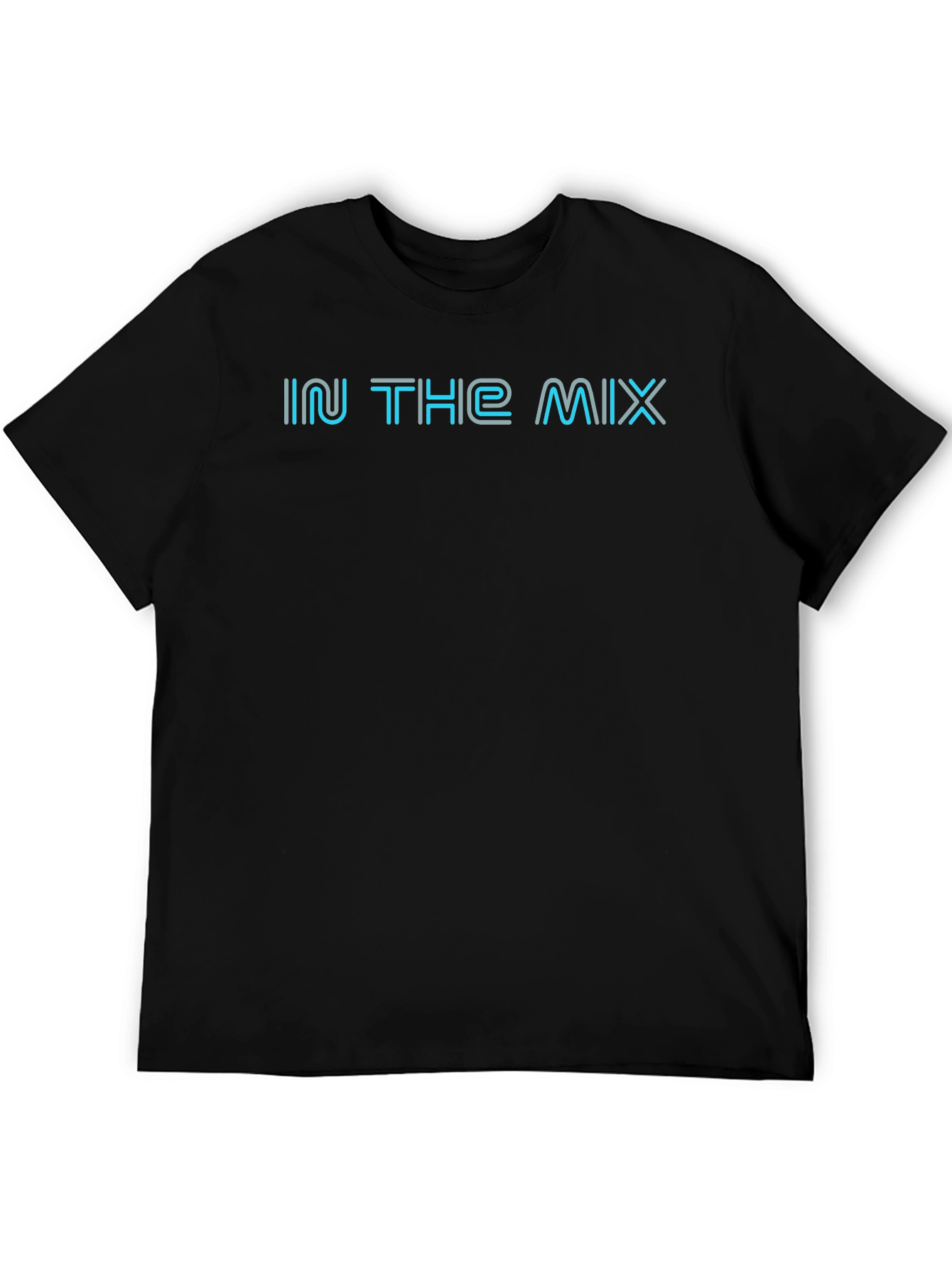 In The Mix Graphic Black T-Shirt