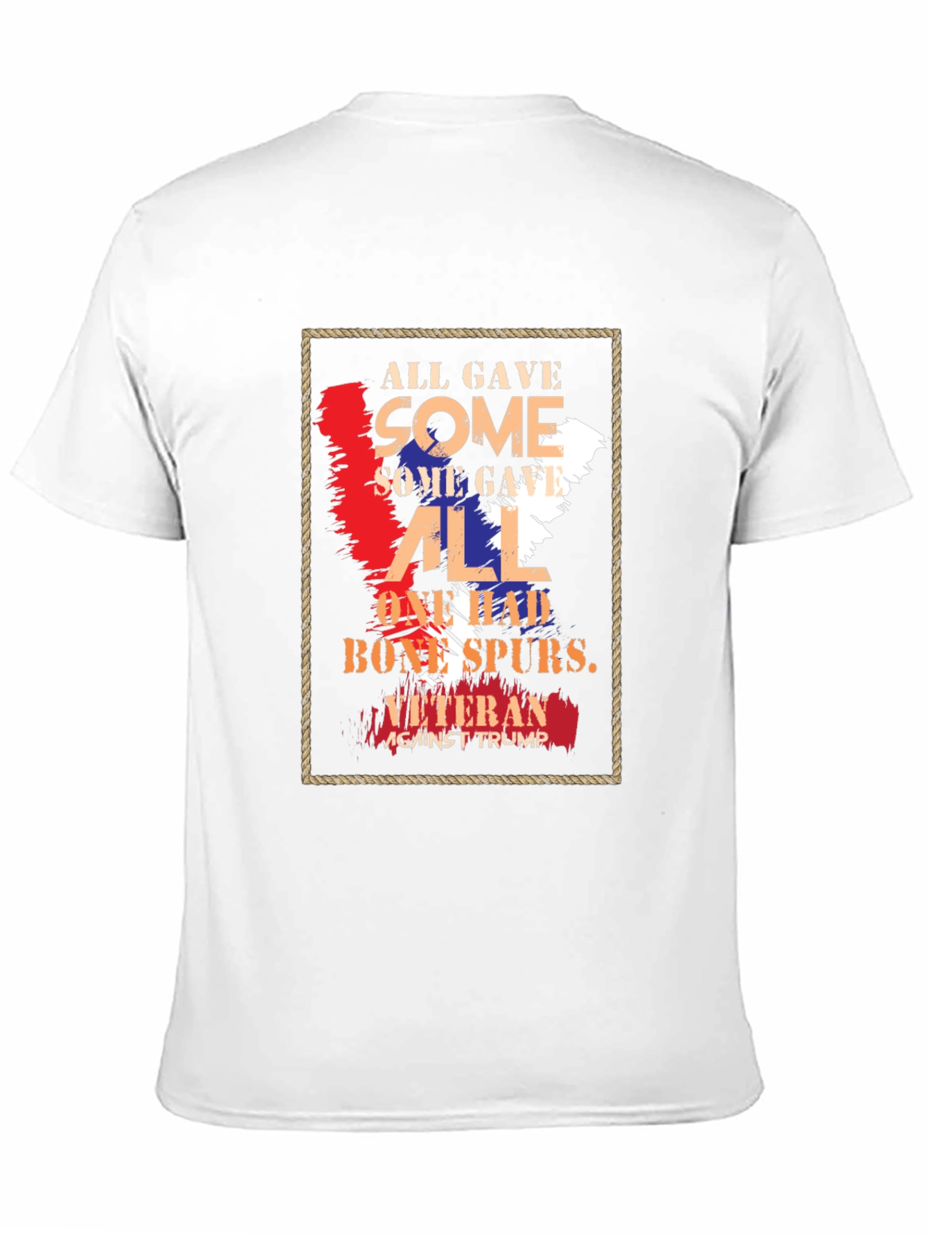 Veteran Against Trump Graphic T-Shirt