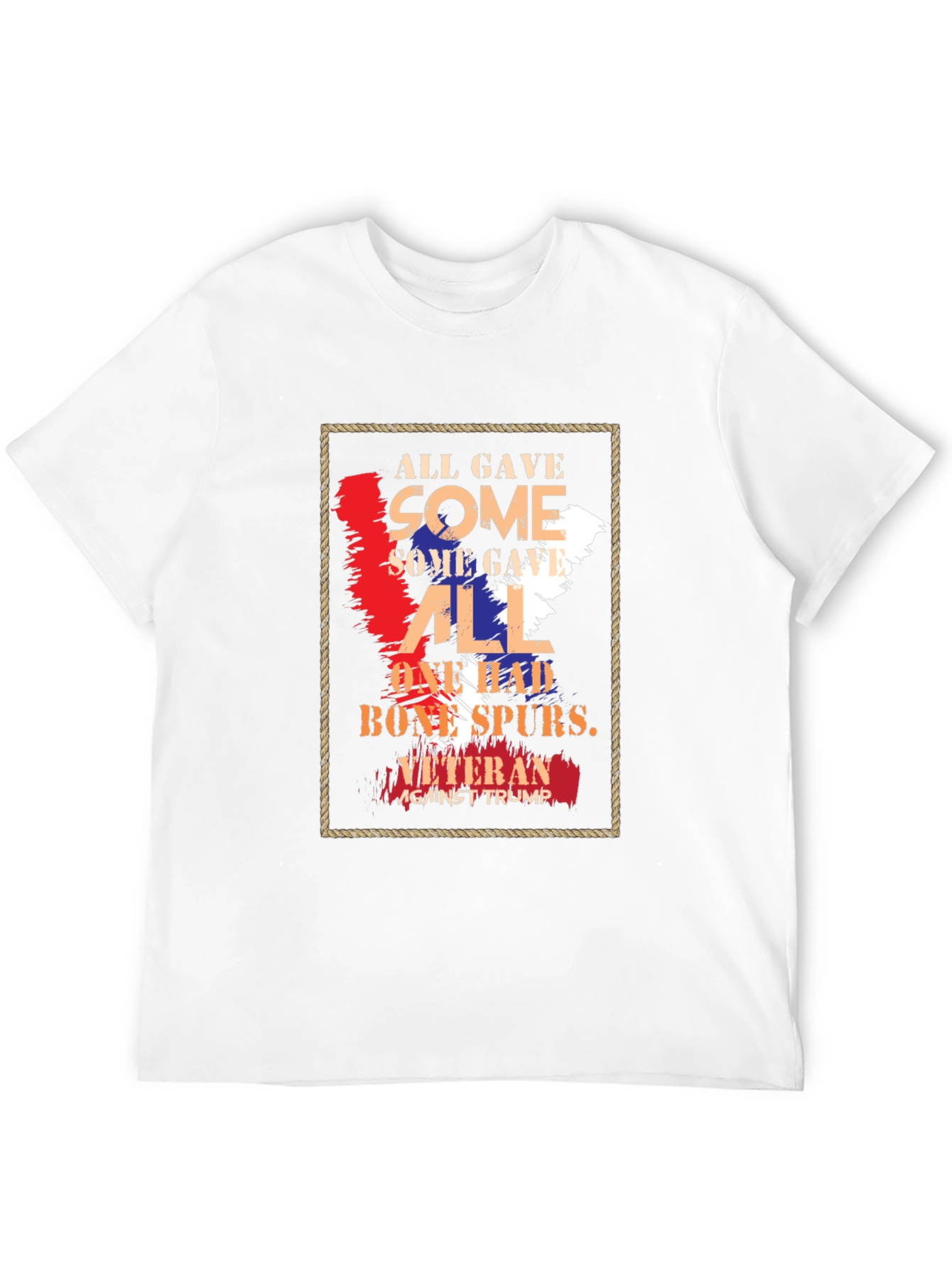 Veteran Against Trump Graphic T-Shirt