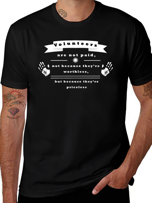 Volunteers Priceless Black T-Shirt