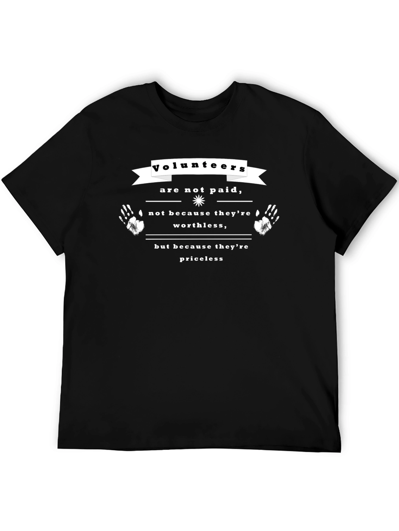 Volunteers Priceless Black T-Shirt