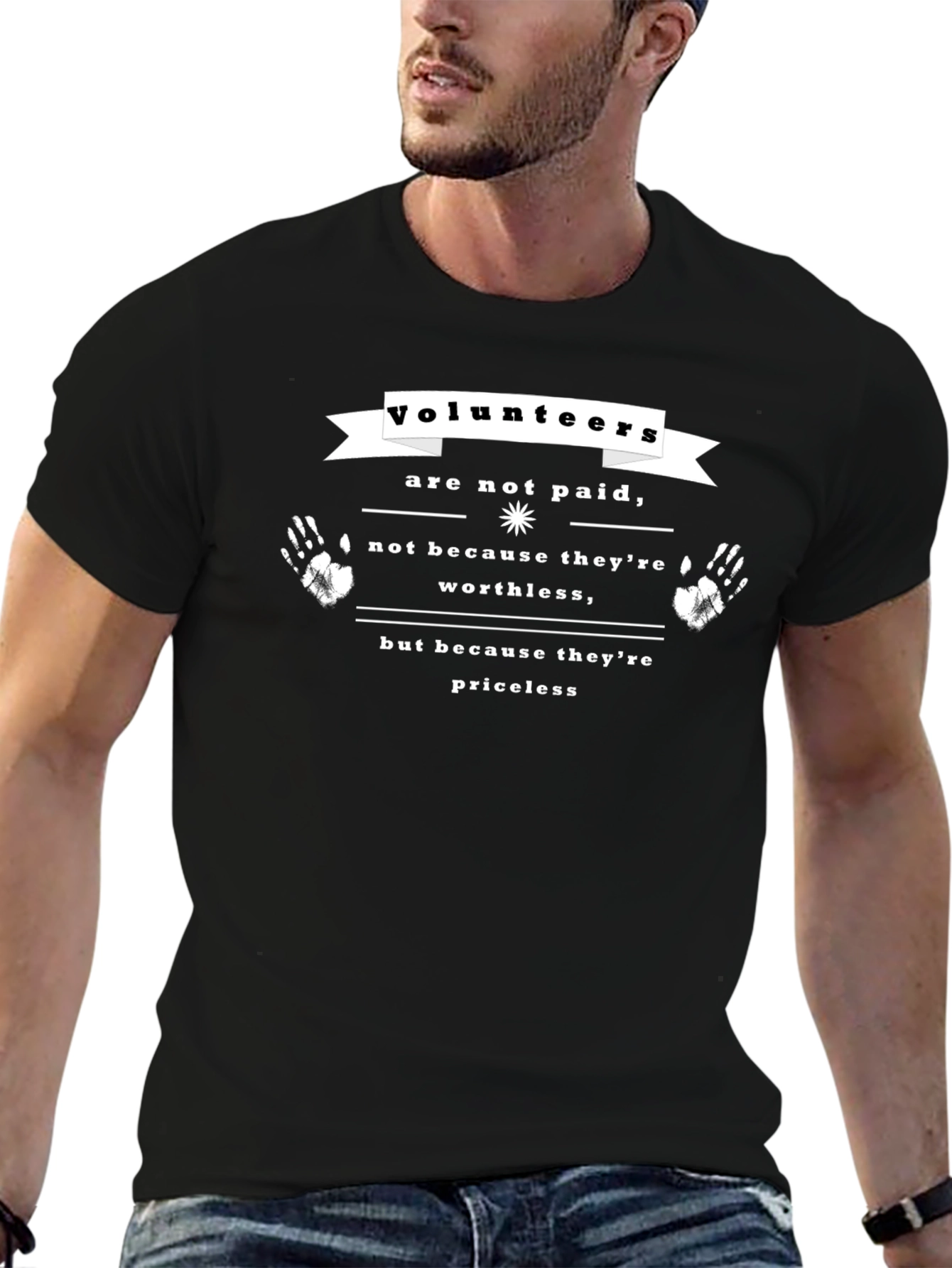 Volunteers Priceless Black T-Shirt