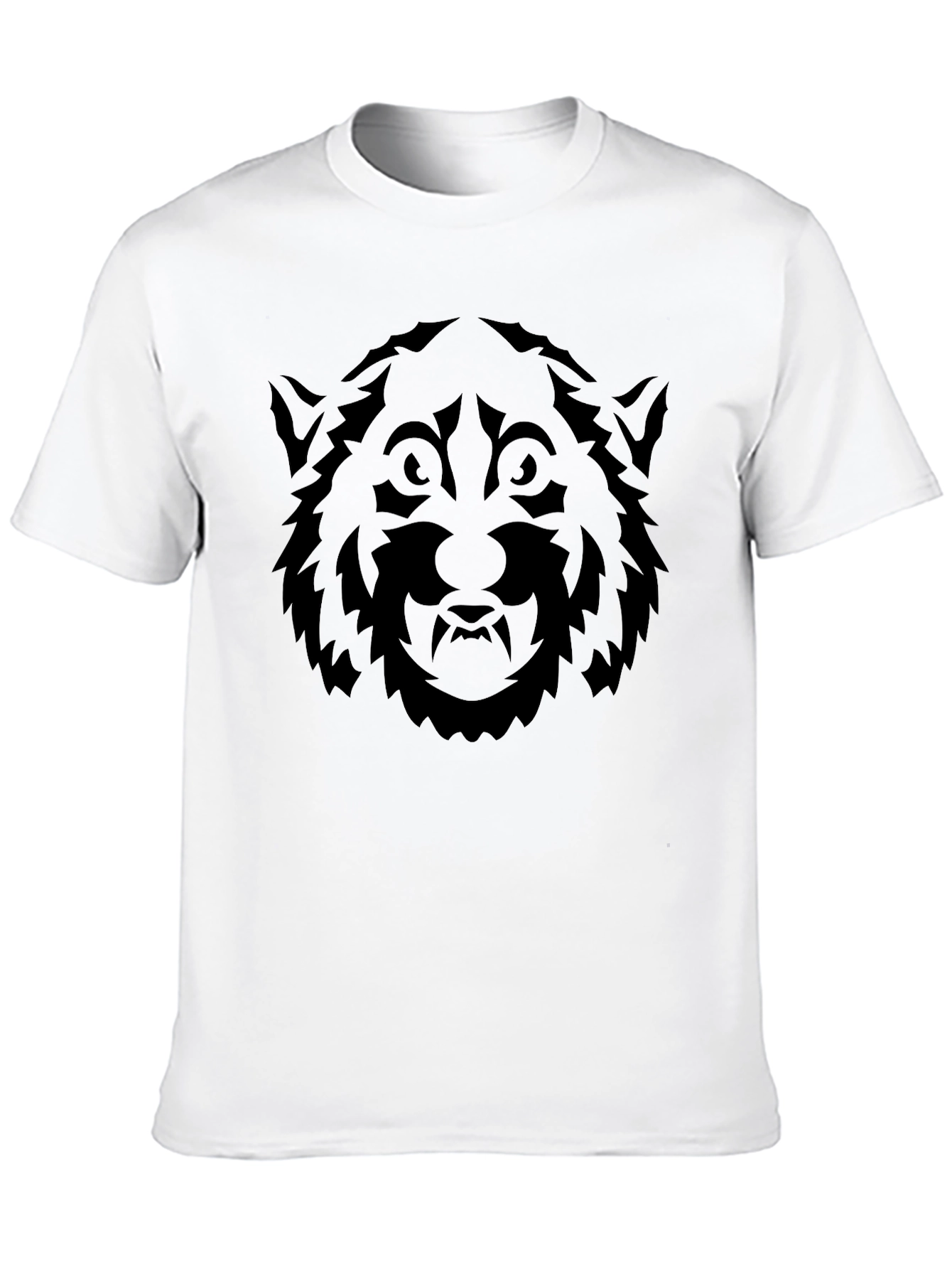 Black Wolf Graphic Tee - Mens Style
