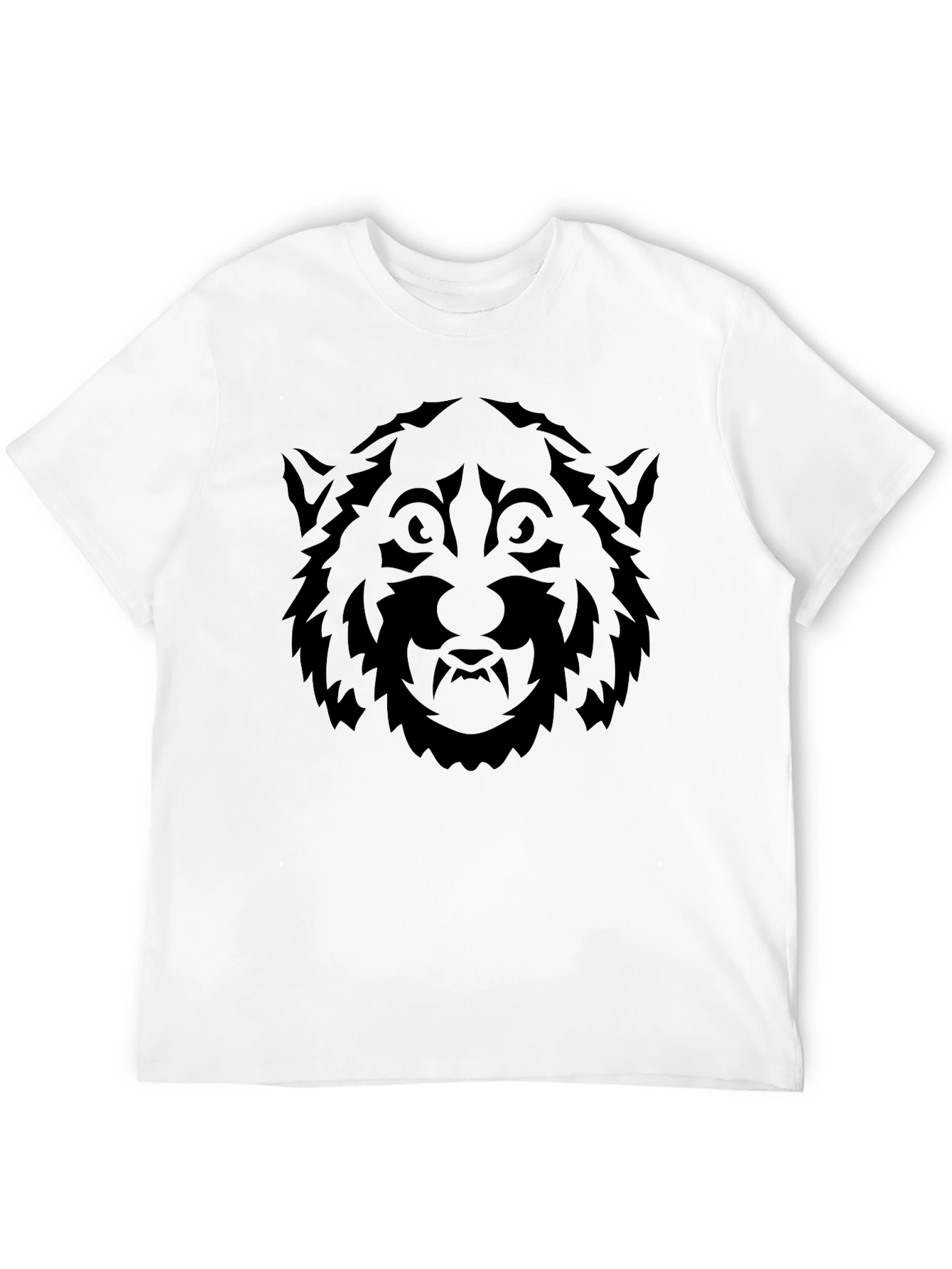 Black Wolf Graphic Tee - Mens Style