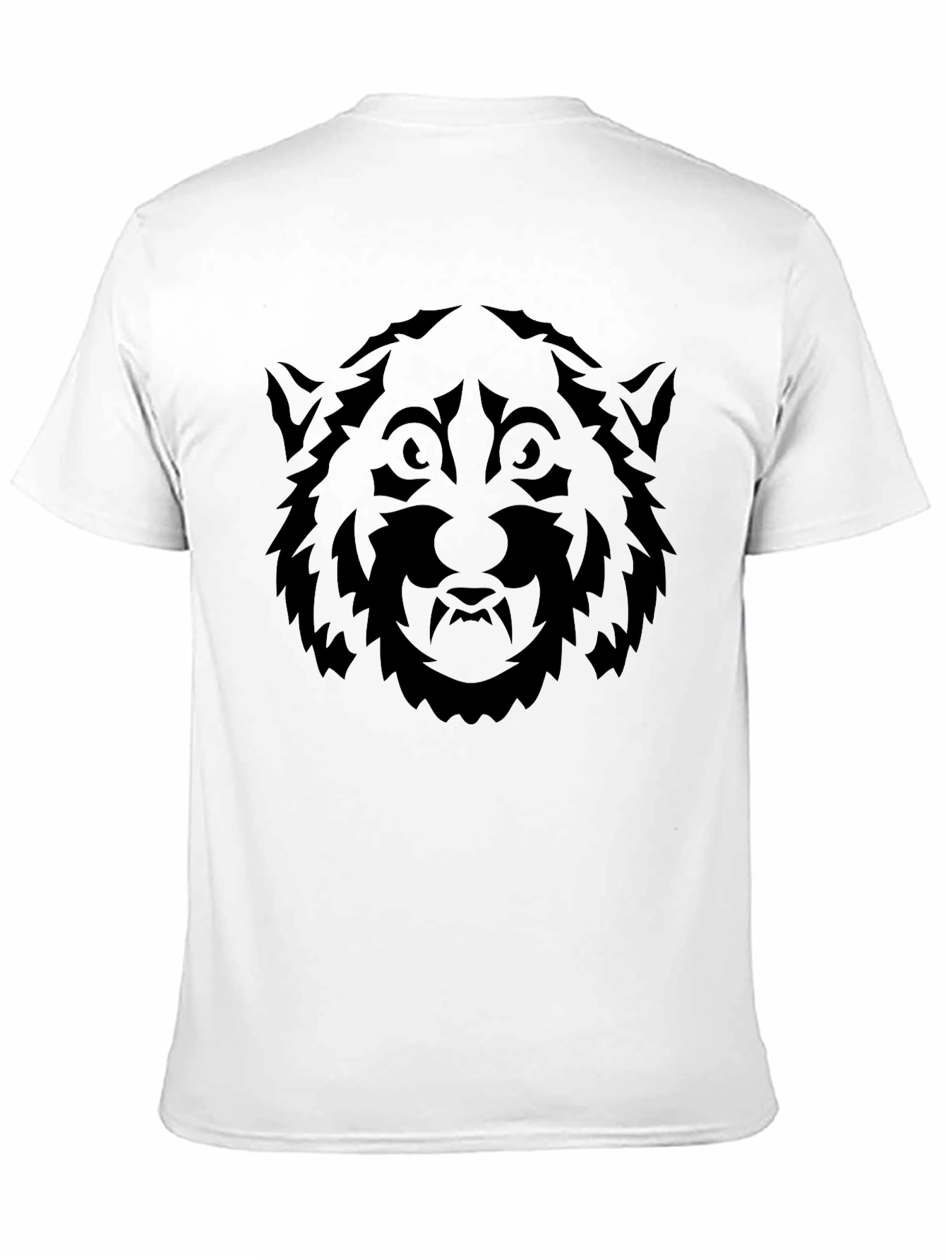 Black Wolf Graphic Tee - Mens Style