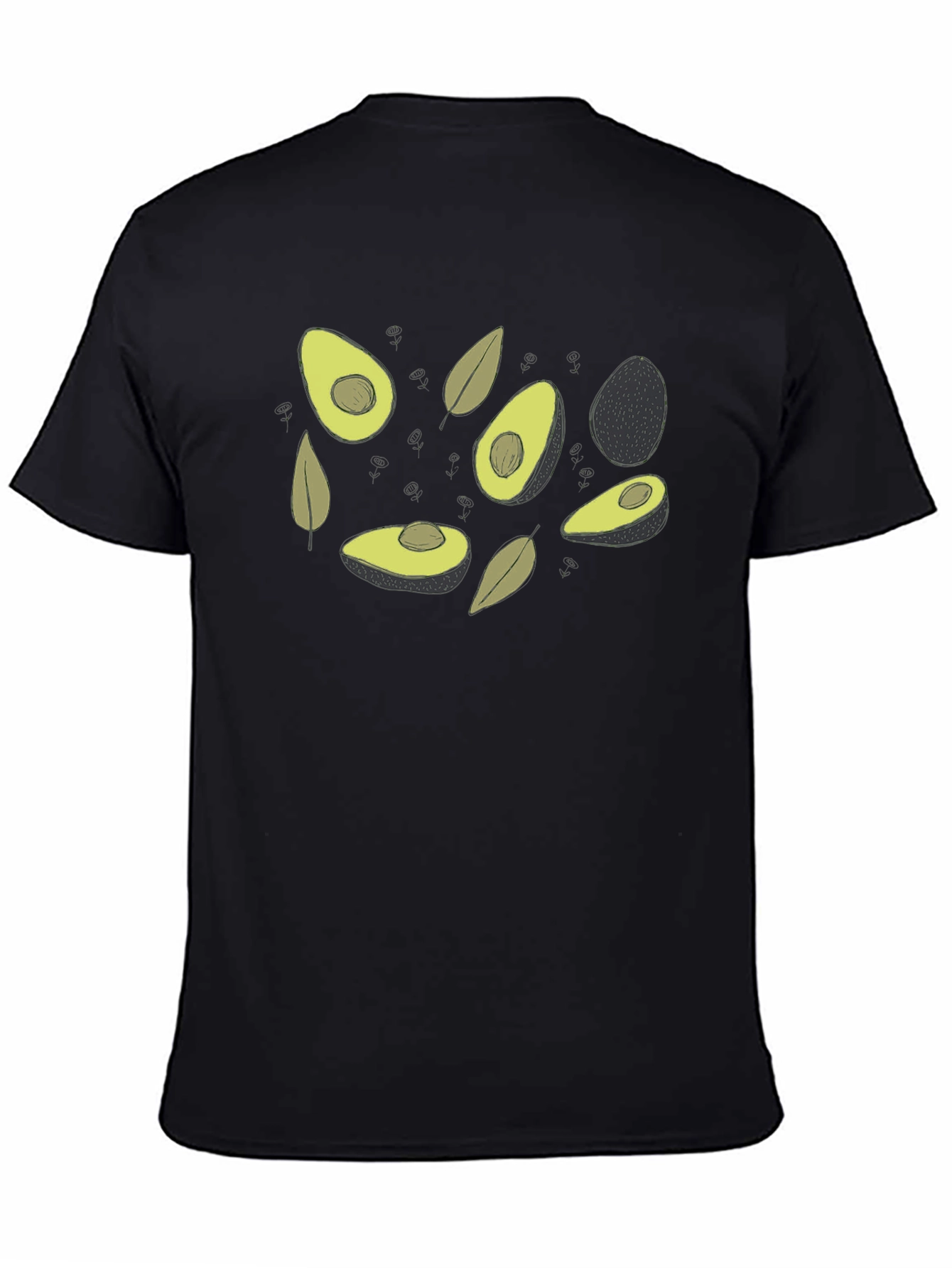 Avocado Graphic Tee - Trendy Fruit Design Shirt