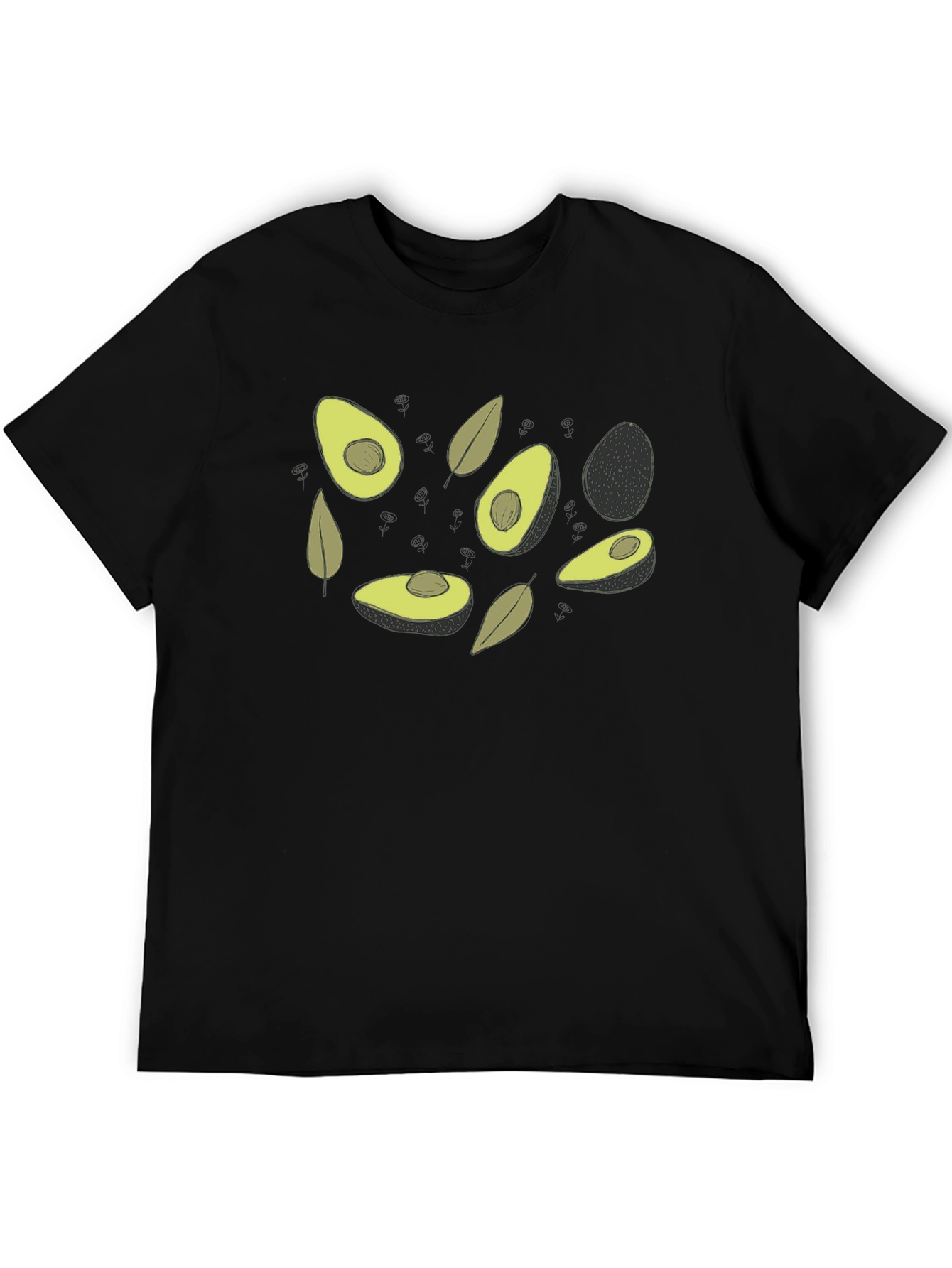 Avocado Graphic Tee - Trendy Fruit Design Shirt