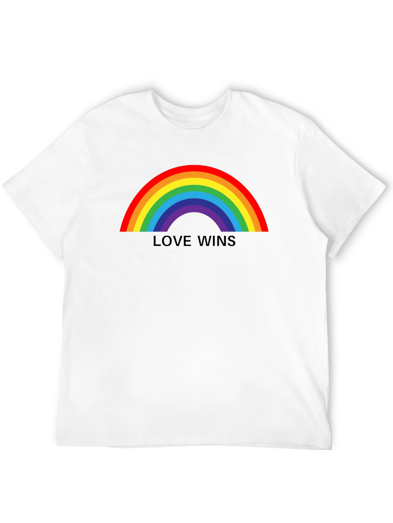 Love Wins Rainbow T-Shirt - Pride LGBTQ+ Apparel