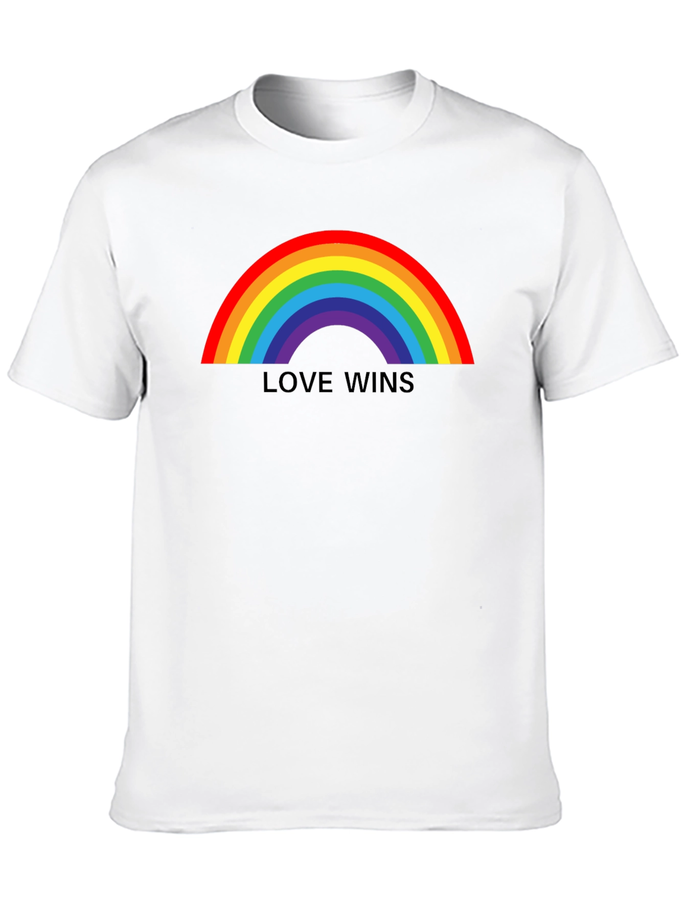 Love Wins Rainbow T-Shirt - Pride LGBTQ+ Apparel