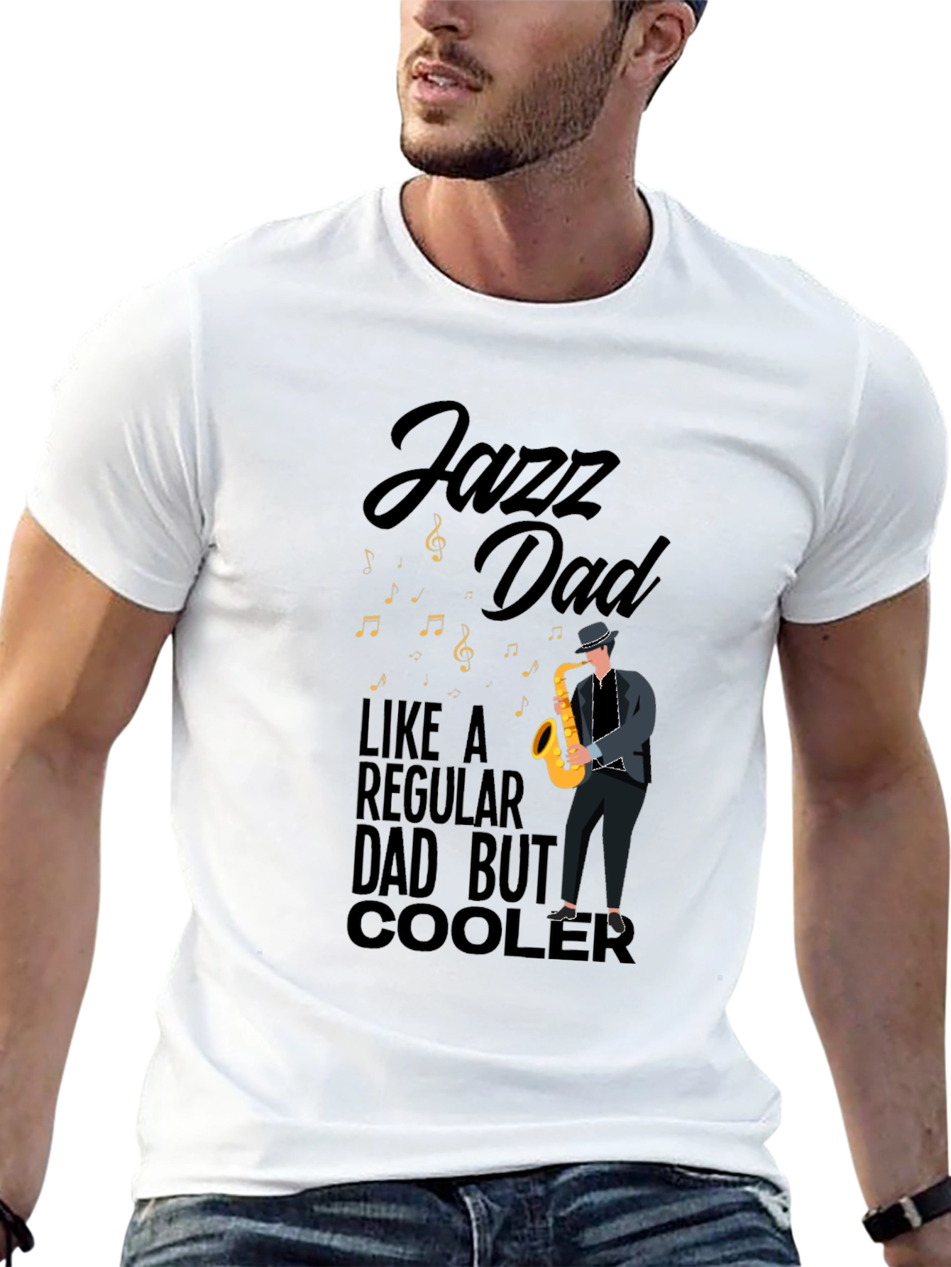 Jazz Dad T-Shirt - Cool Fathers Day Gift