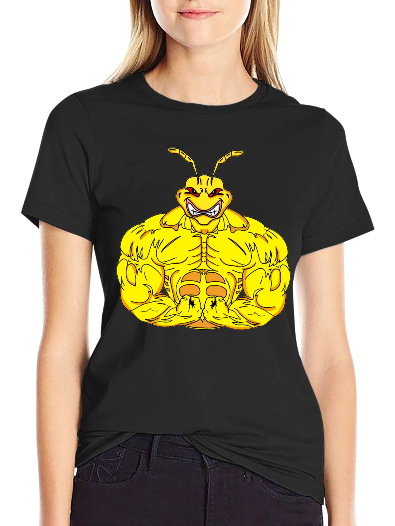 Muscle Ant Graphic Tee - Black T-Shirt